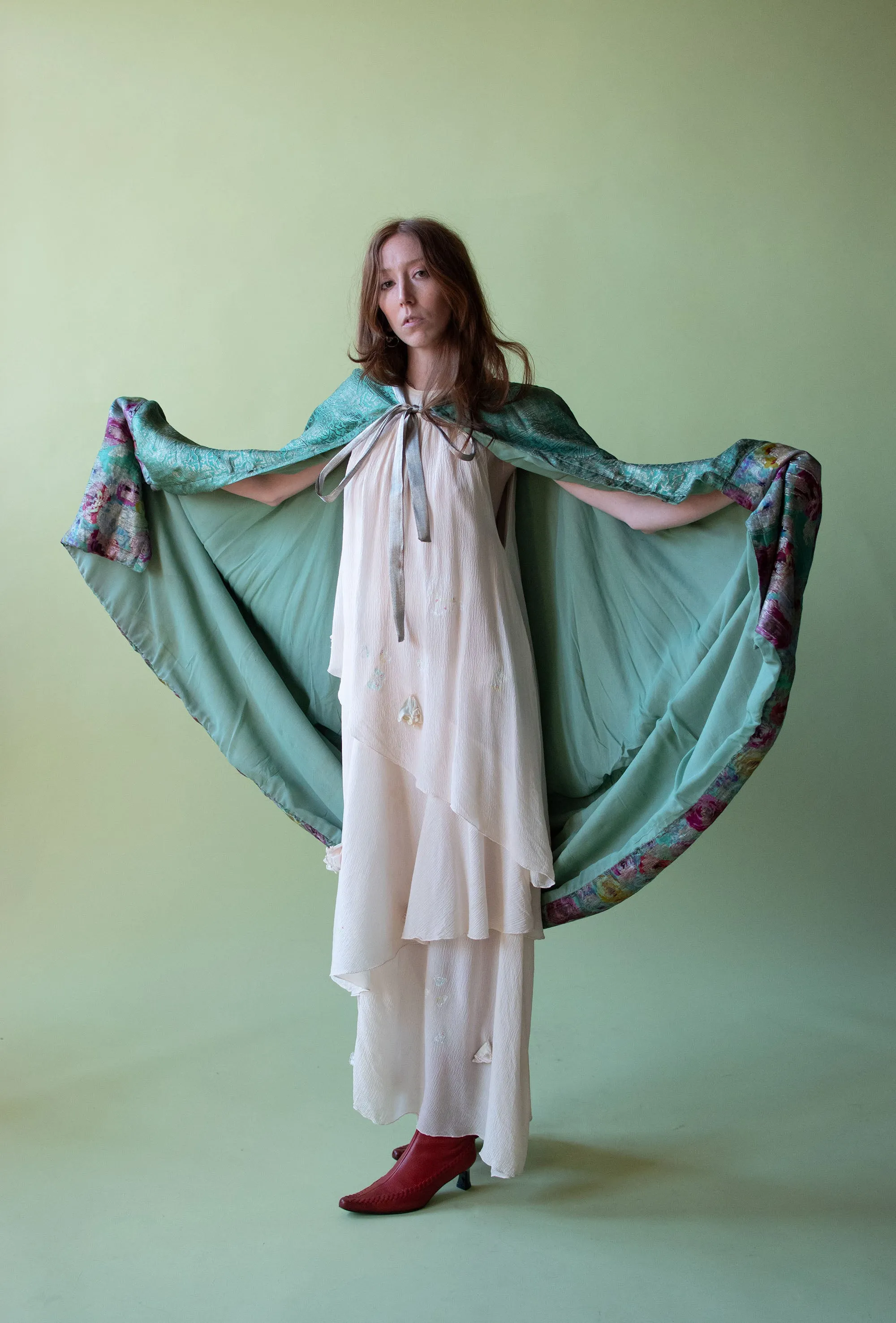 1920s Lame Cape
