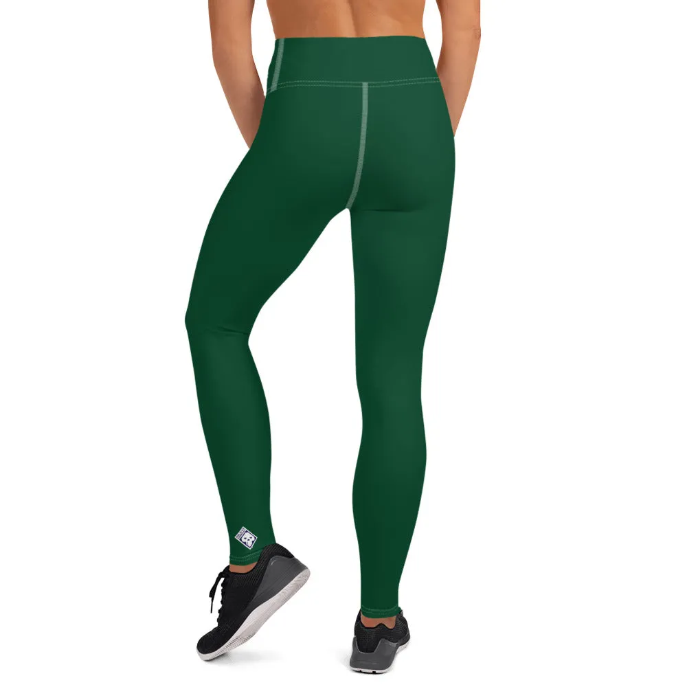 Active Lifestyle: Solid Color Leggings for Her Workout - Sherwood Forest