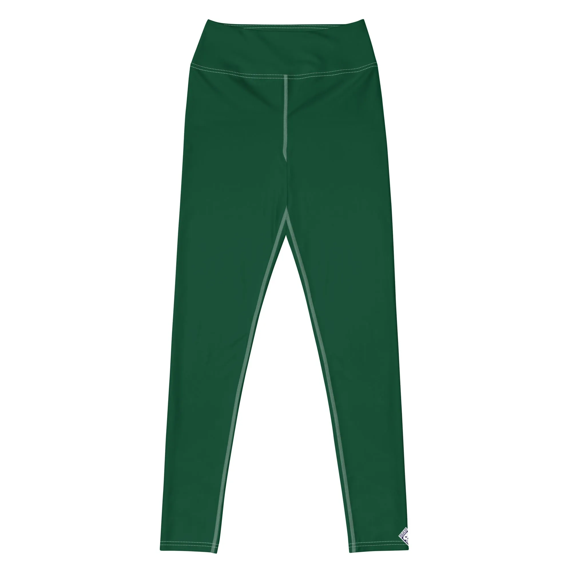 Active Lifestyle: Solid Color Leggings for Her Workout - Sherwood Forest