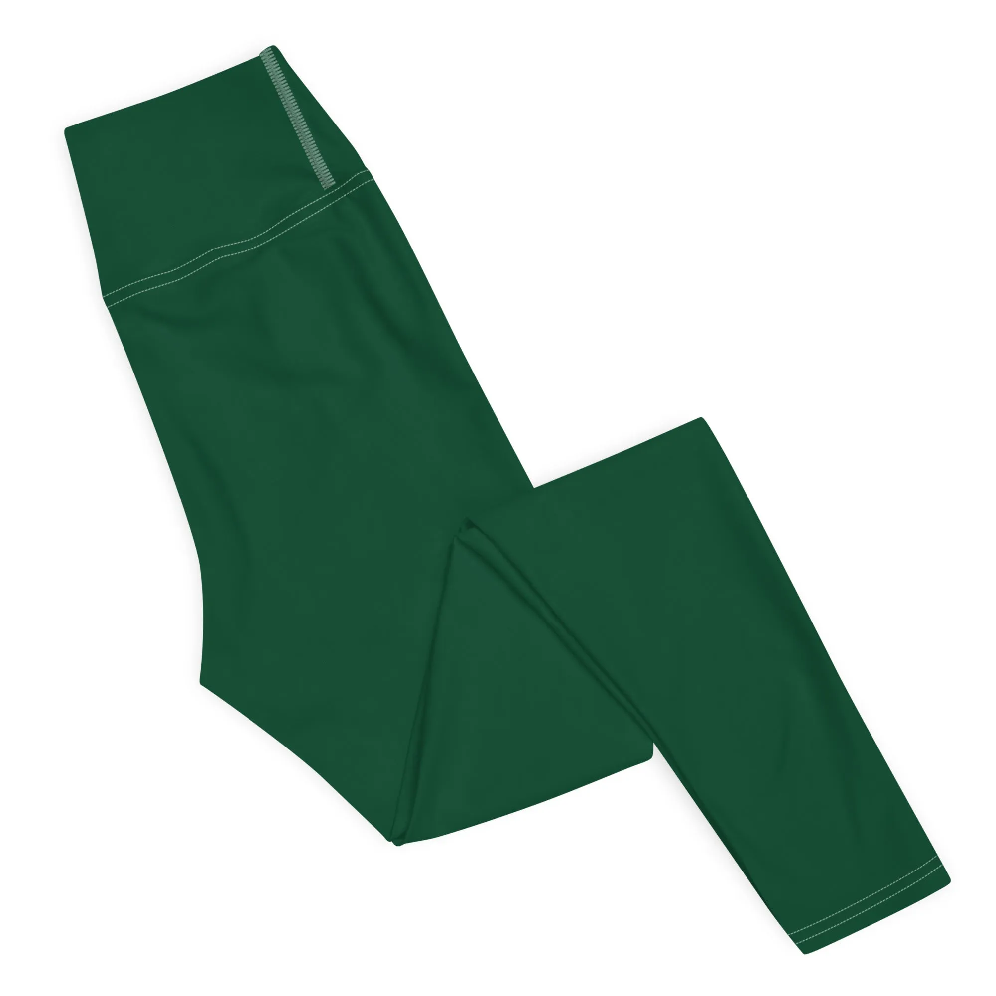 Active Lifestyle: Solid Color Leggings for Her Workout - Sherwood Forest