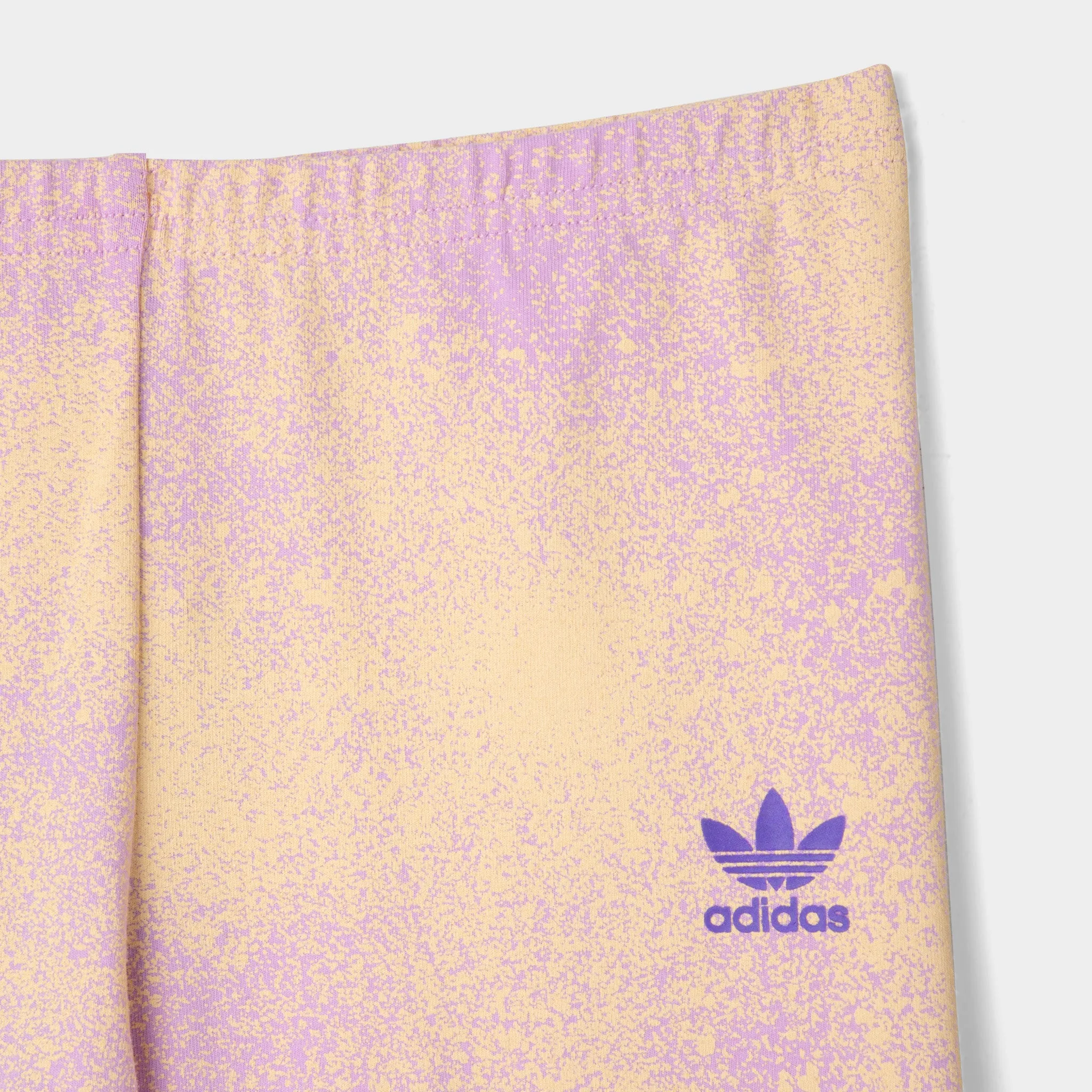 adidas Junior Girls' Tights Bliss Lilac / Almost Yellow