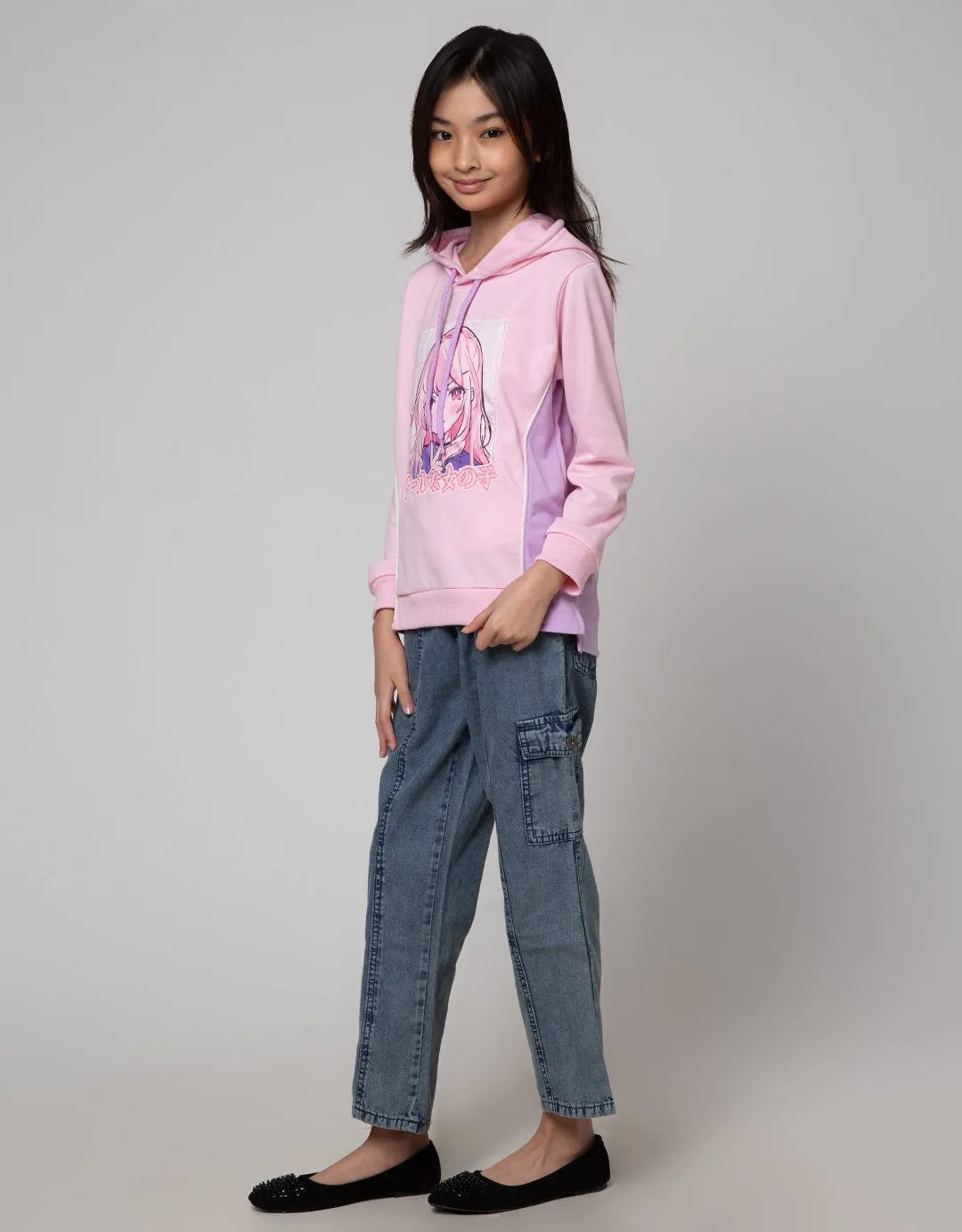 Aero Denim Long Pants Kantong Kargo Washing Acid