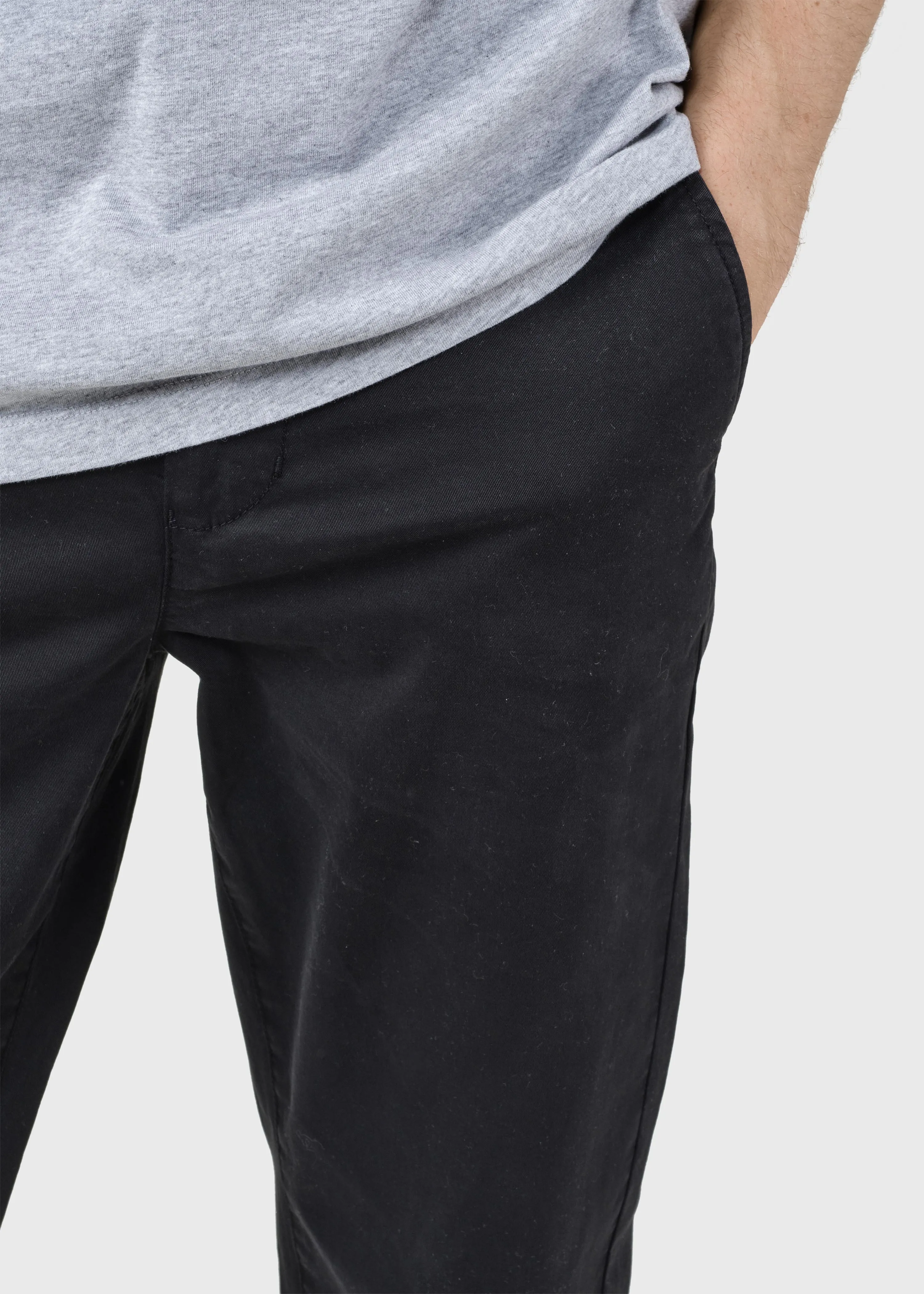 Allan twill pants - Black