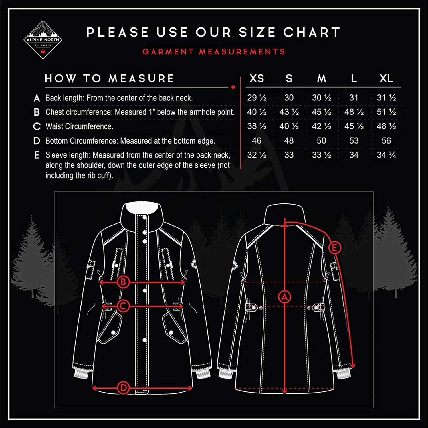 Alpine North Womens Vegan Down Parka Jacket with Faux Fur