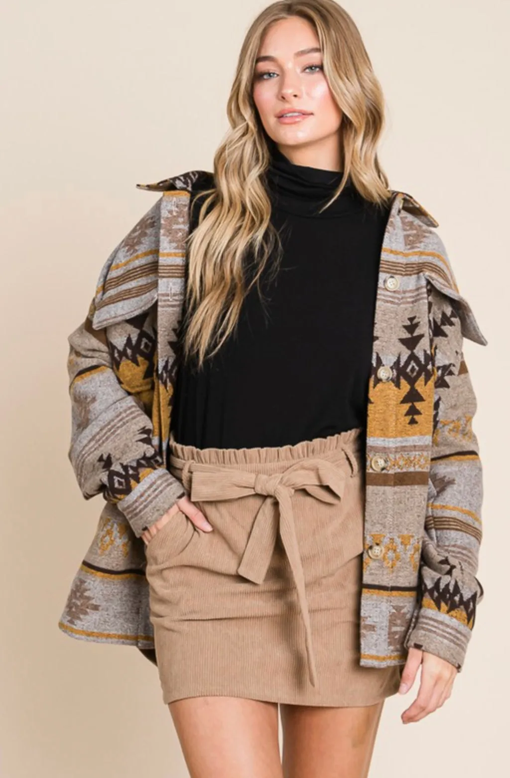 Amarillo Corduroy Skirt