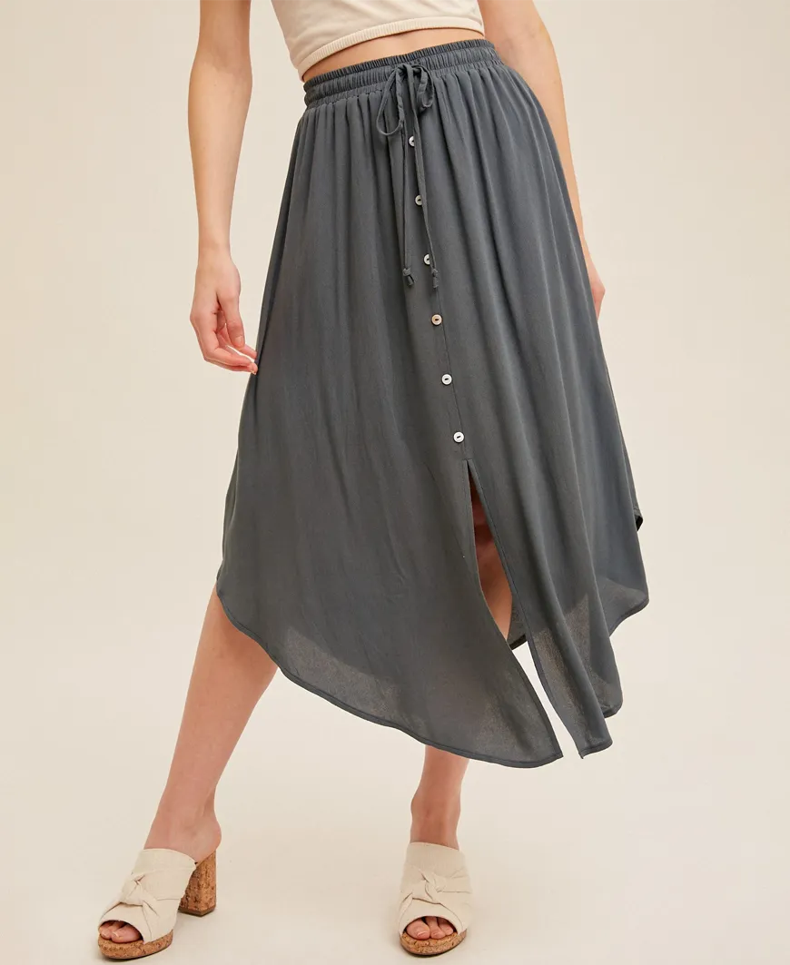Amelia Swing Skirt – Slate