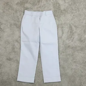 Ann Taylor Womens Casual Chino Pant Mid Rise Flat Front Light Blue Size 0
