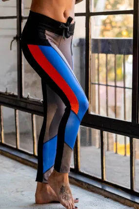 AR 1619 - Colourblock & Mesh Tights