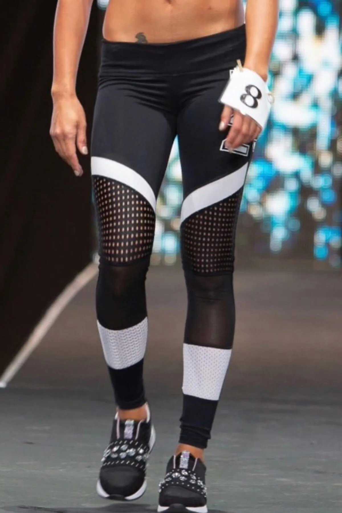AR 1735 - Colourblock Long Tights (3 COLOURS)