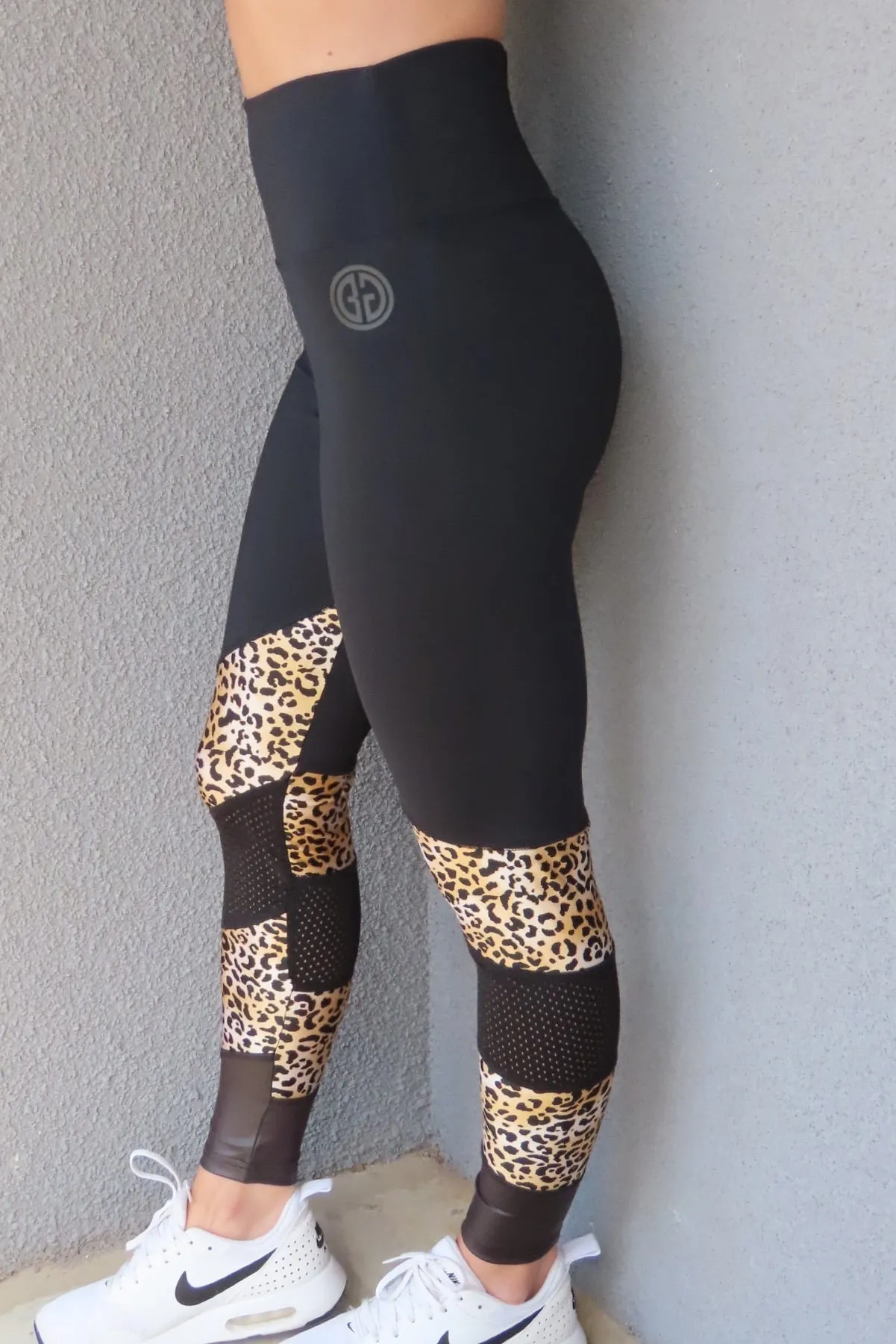 AR 2104 - PRINTED INSET LONG TIGHTS