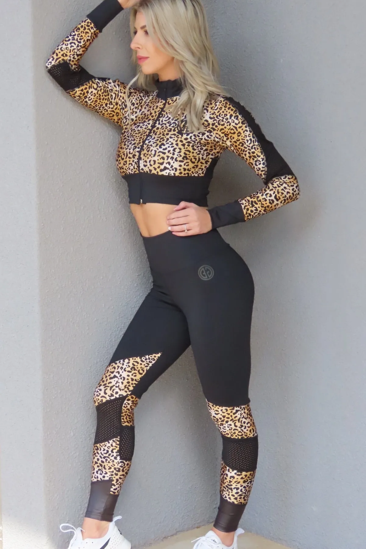 AR 2104 - PRINTED INSET LONG TIGHTS