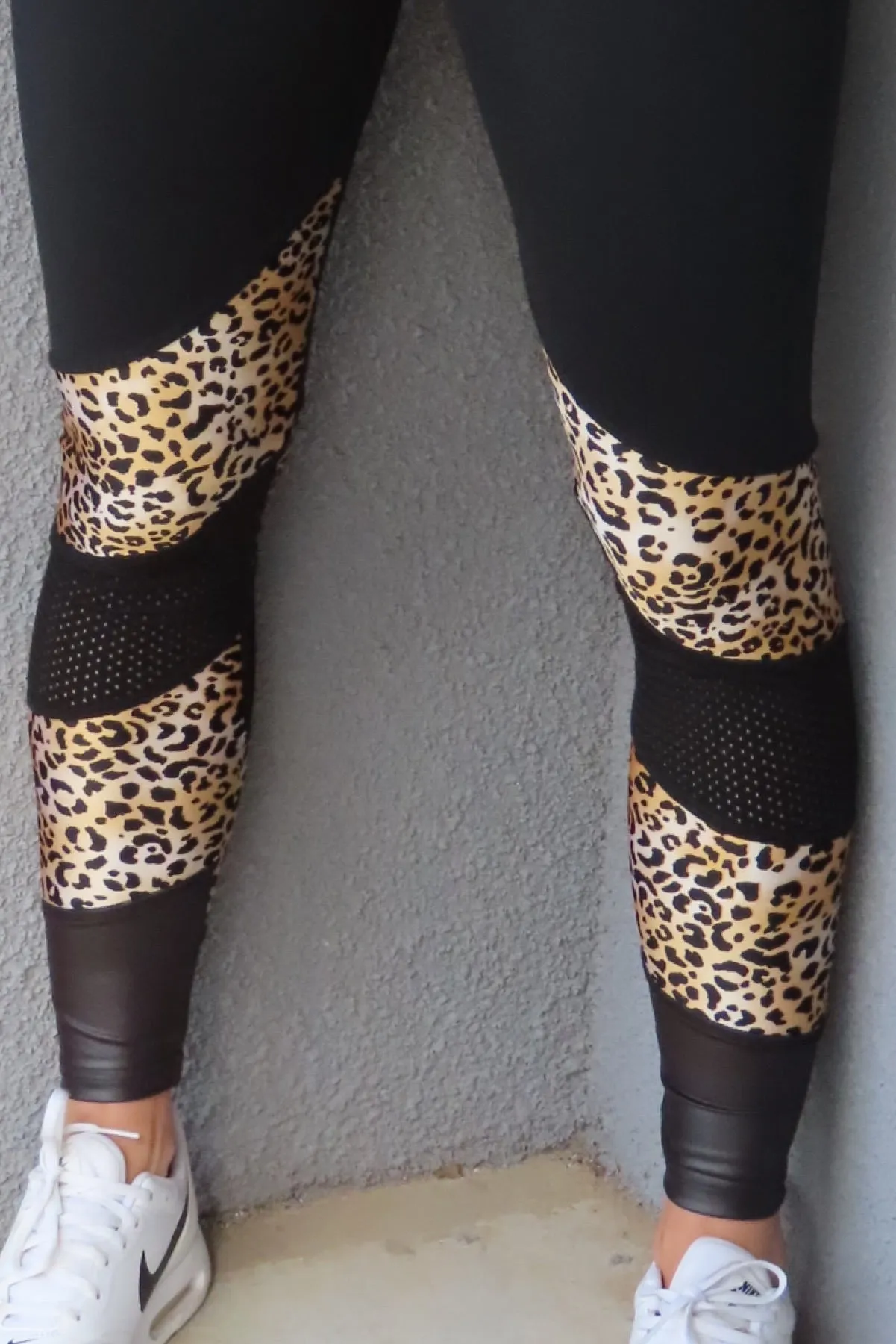 AR 2104 - PRINTED INSET LONG TIGHTS