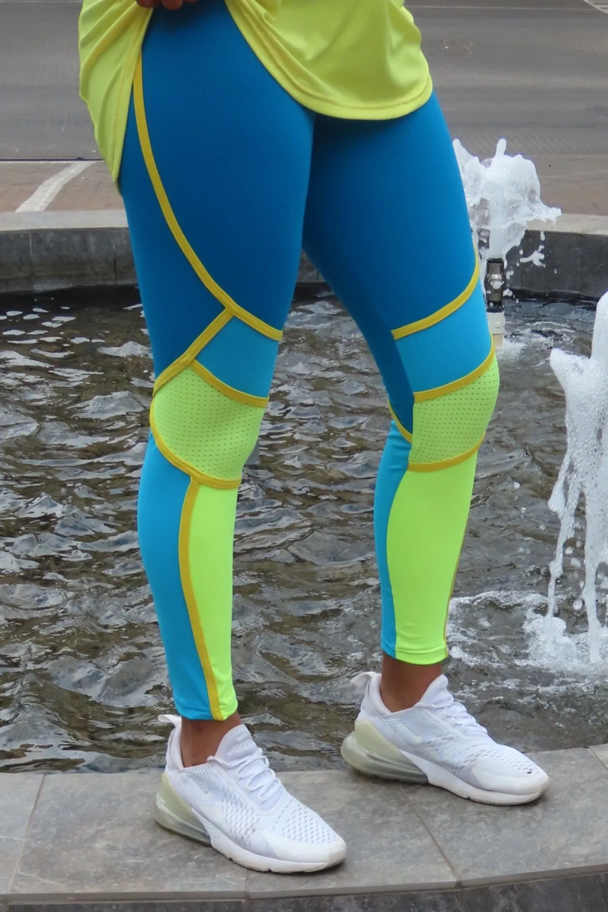 AR 2105 - NEW COLOURBLOCK LONG TIGHTS