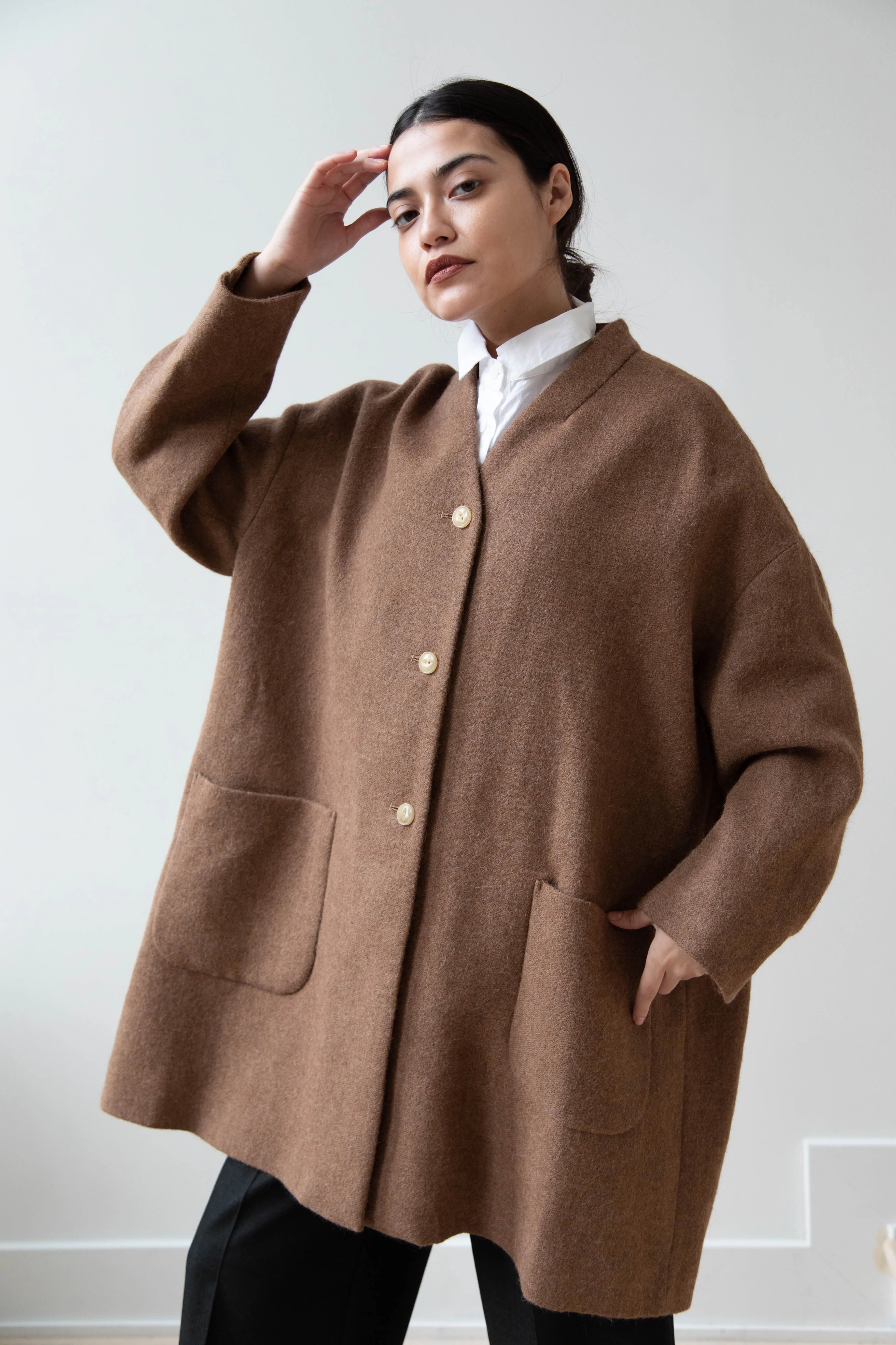 Arts & Science Robe Jacket in Alpaca