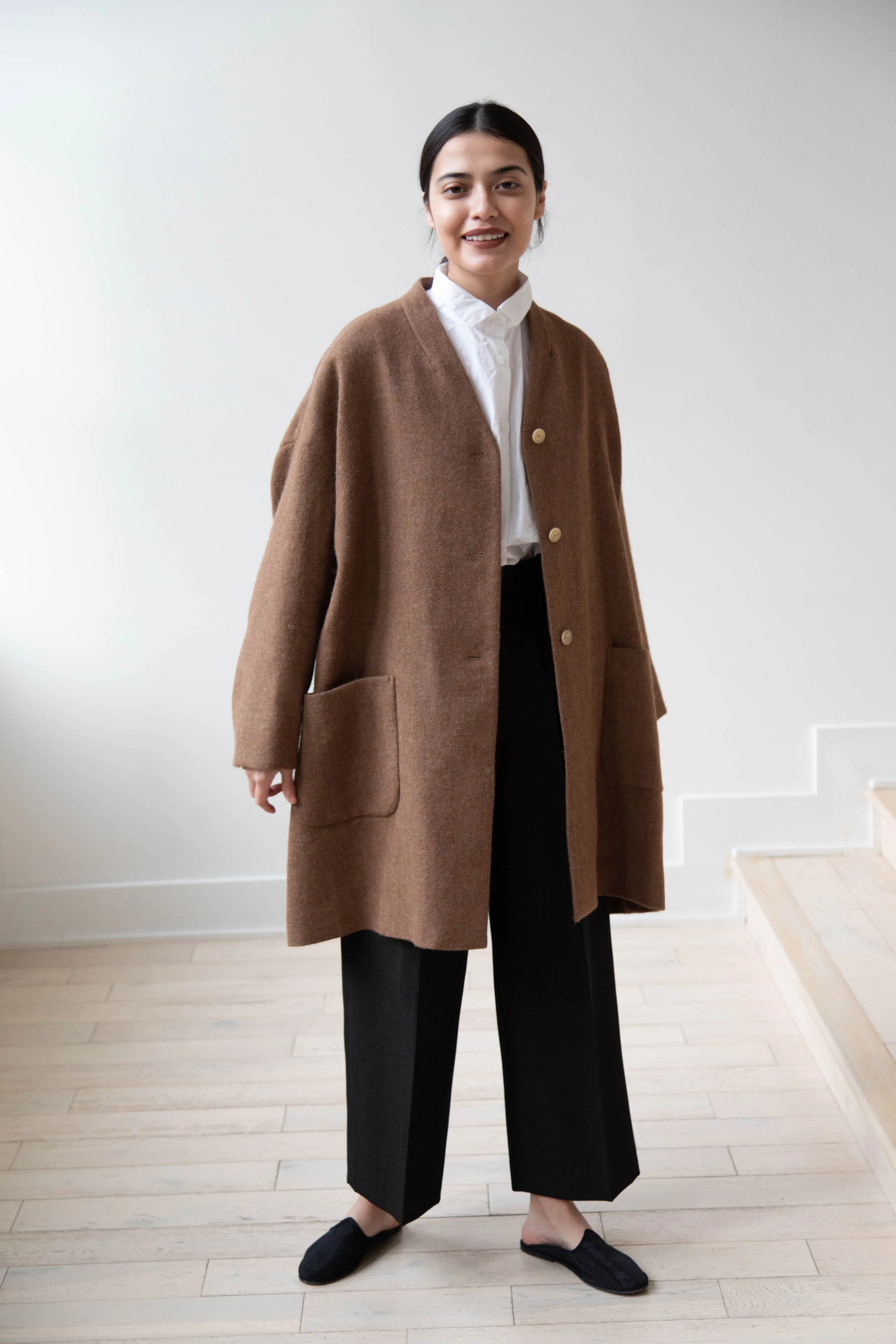 Arts & Science Robe Jacket in Alpaca