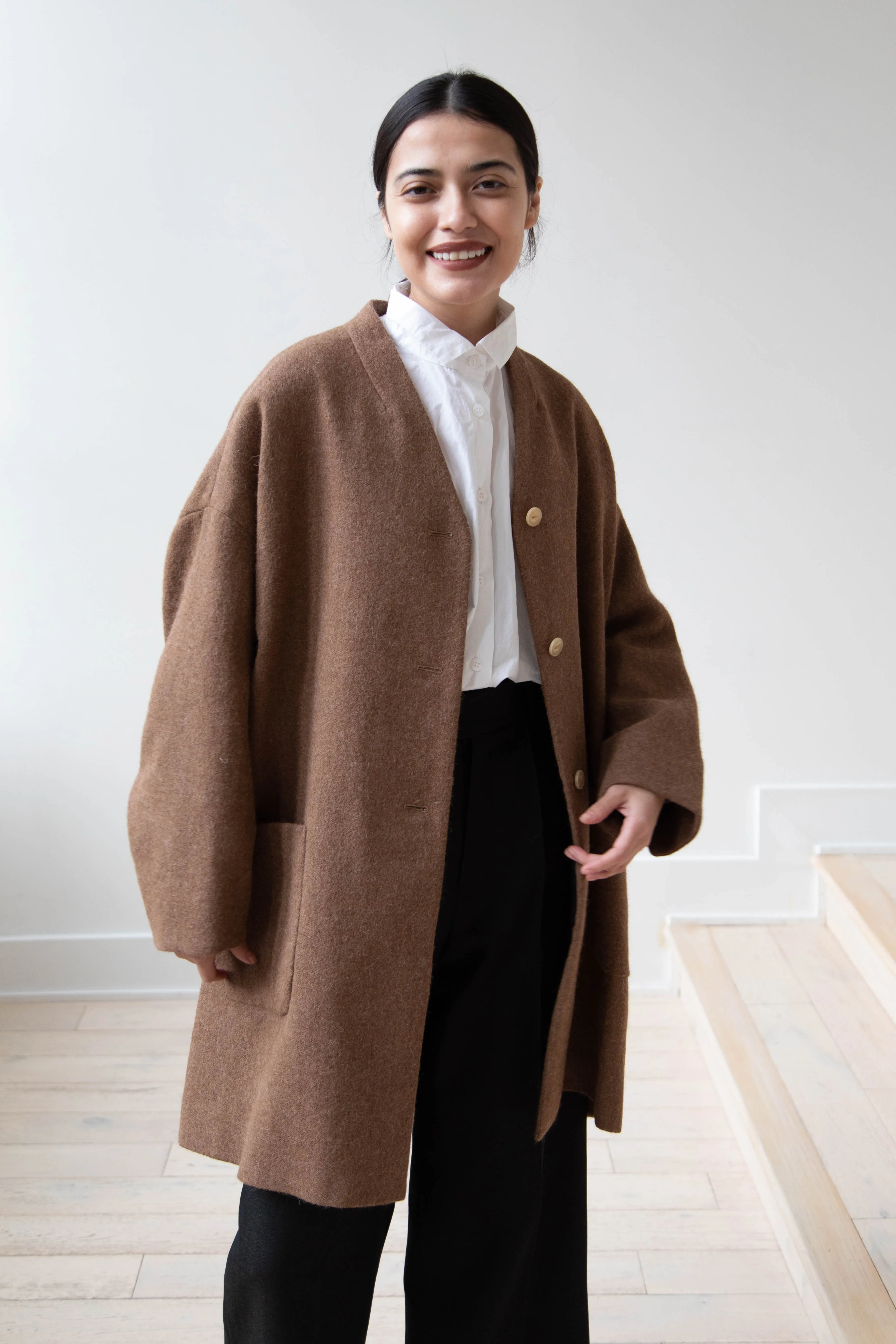 Arts & Science Robe Jacket in Alpaca