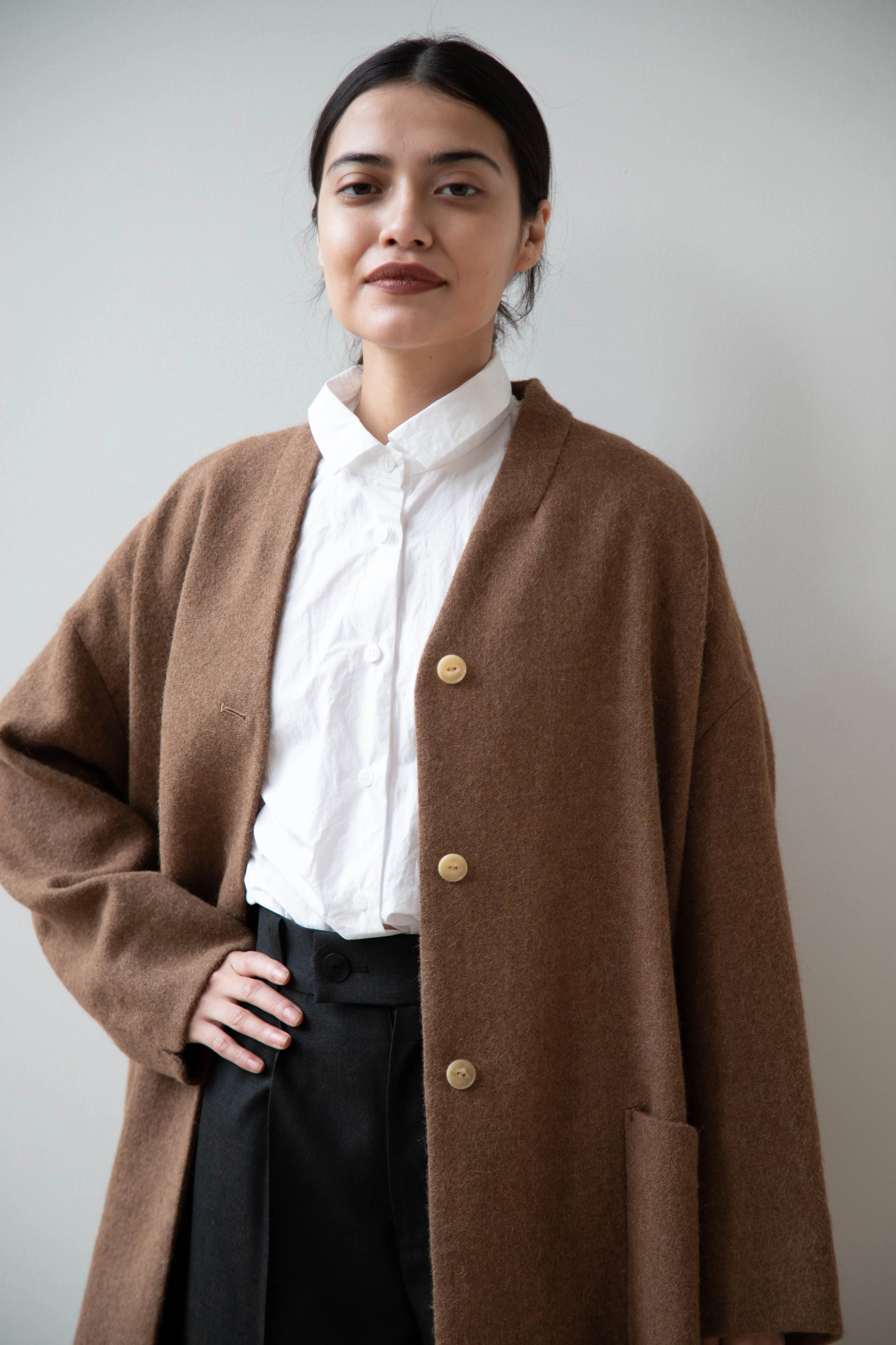 Arts & Science Robe Jacket in Alpaca