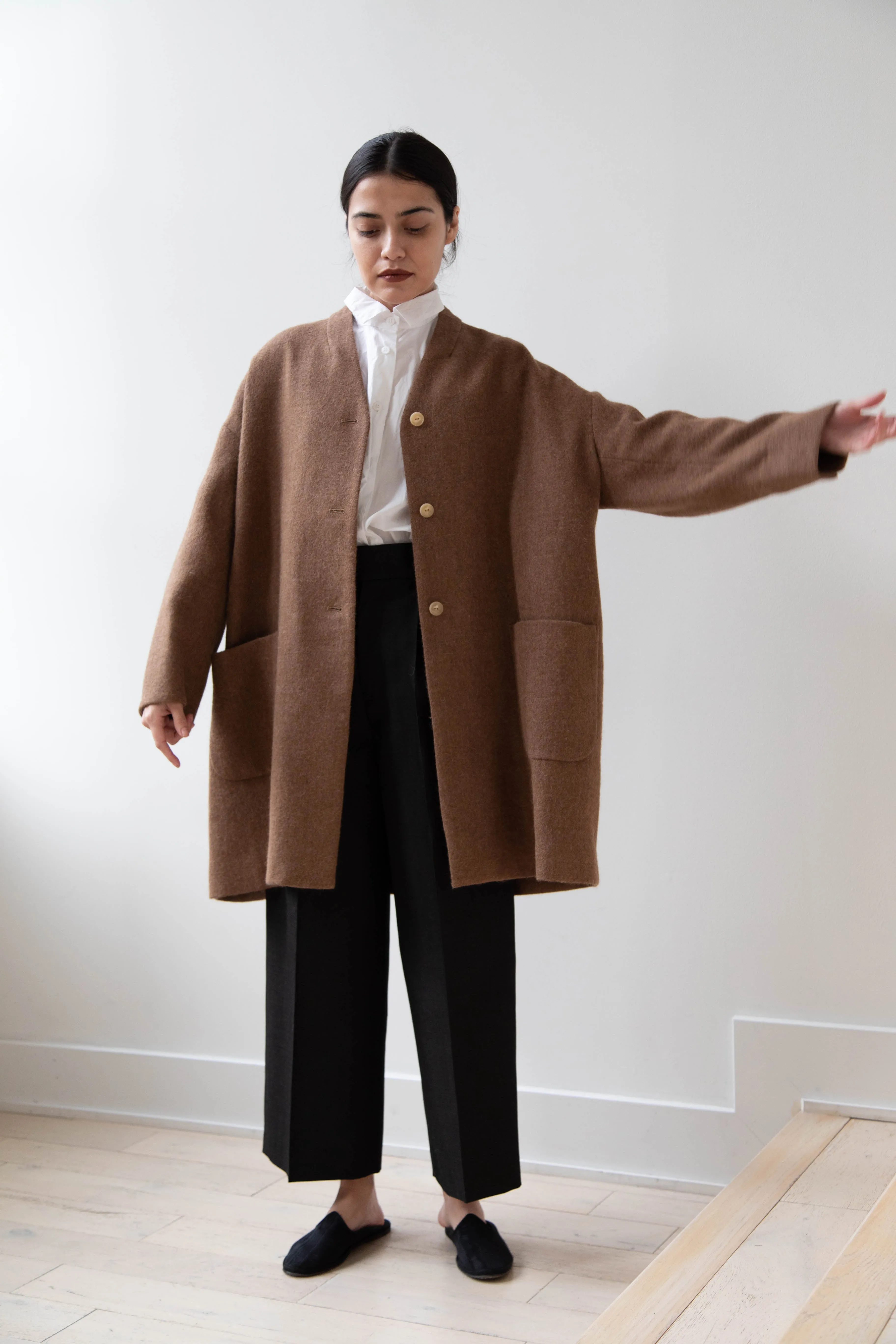 Arts & Science Robe Jacket in Alpaca
