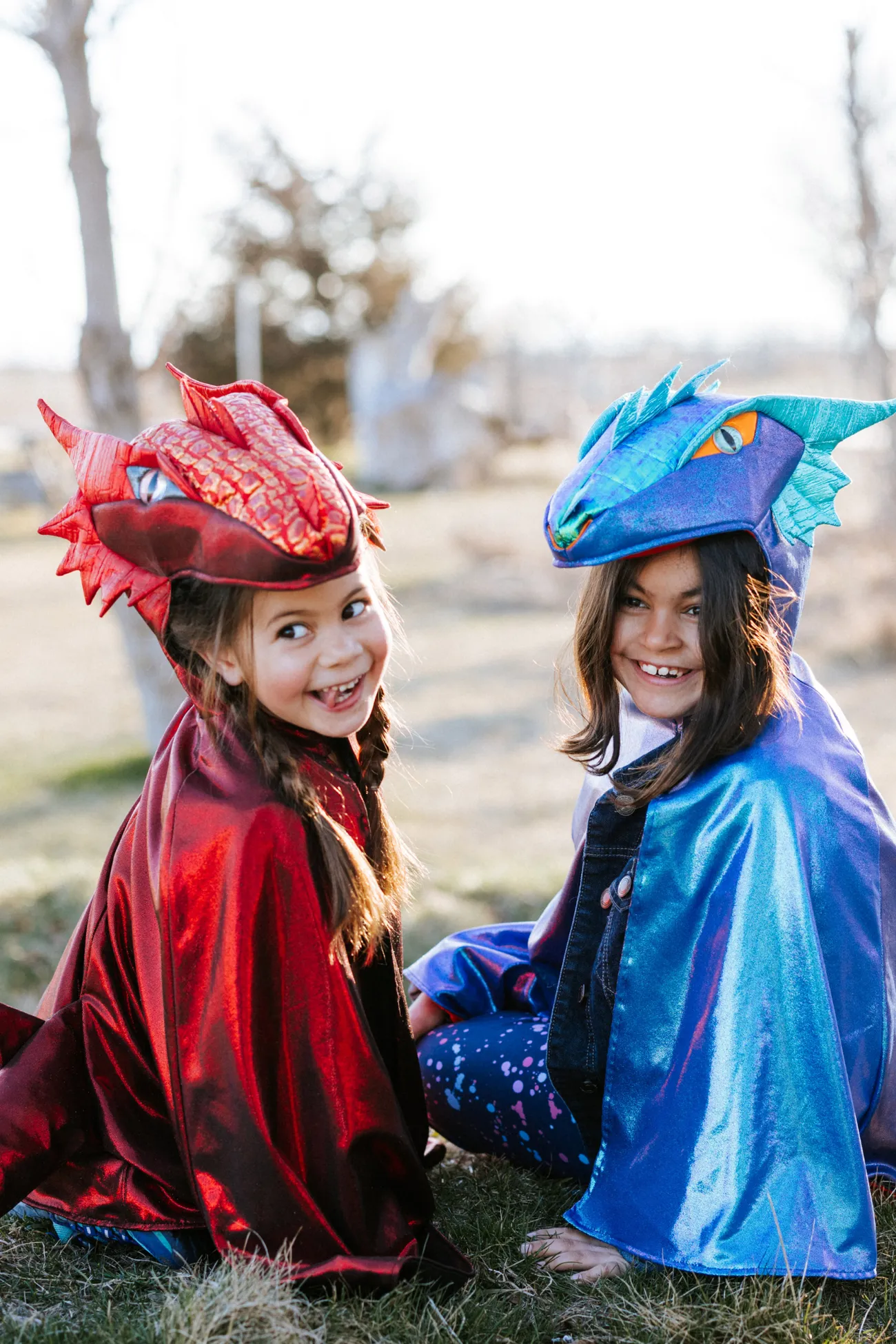 Azure The Metallic Dragon Cape