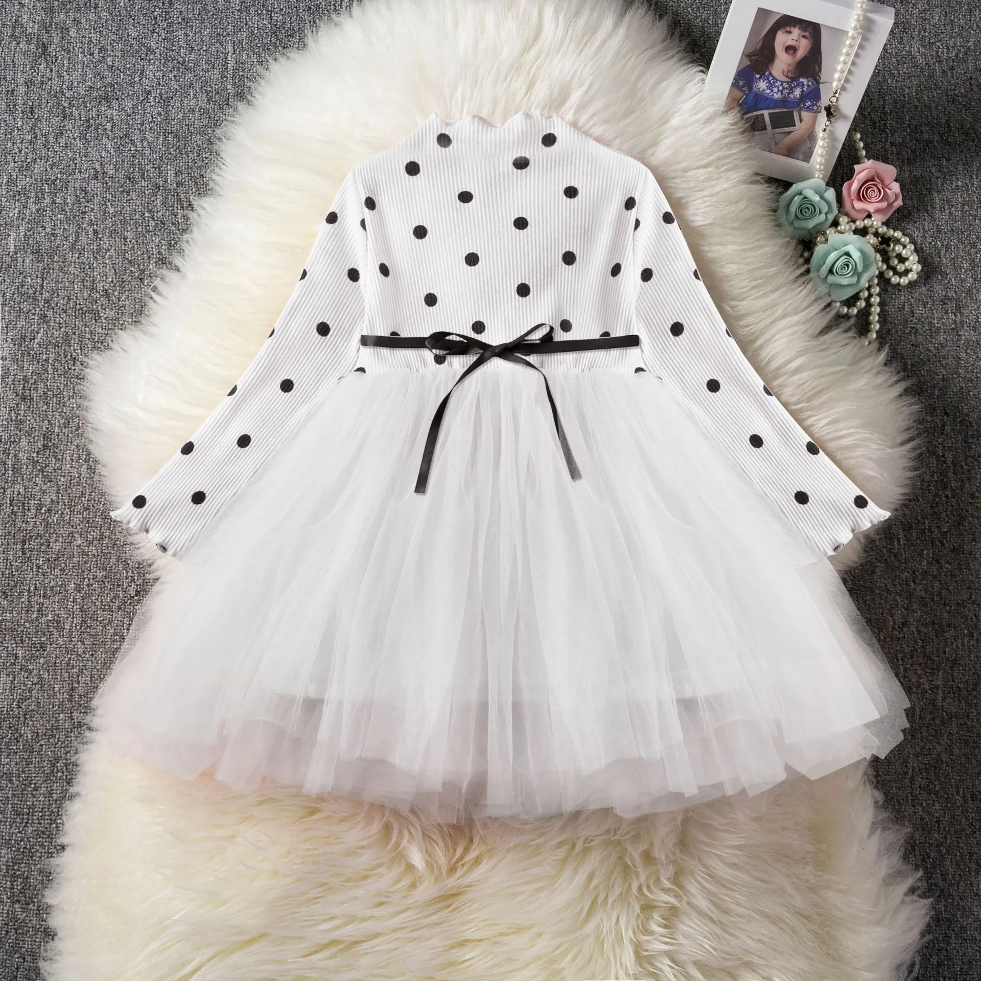 Baby Girls Spring Winter Long Sleeve Tutu Lace Dresses Infantil Newborn 1st Birthday Party Clothes Christening Gown Casual Wear | Brodtica.com