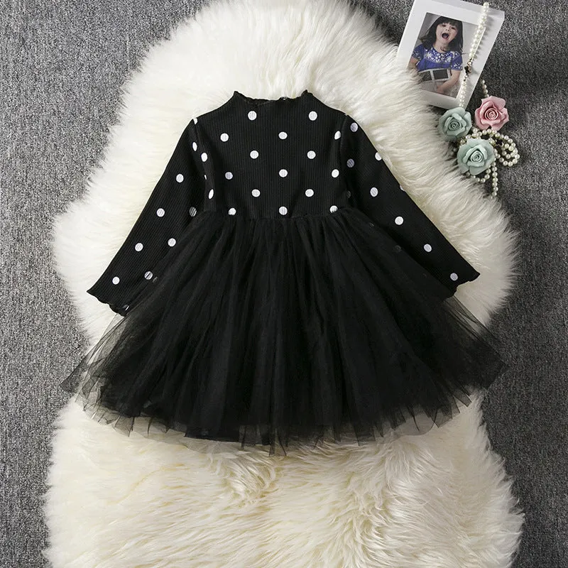 Baby Girls Spring Winter Long Sleeve Tutu Lace Dresses Infantil Newborn 1st Birthday Party Clothes Christening Gown Casual Wear | Brodtica.com