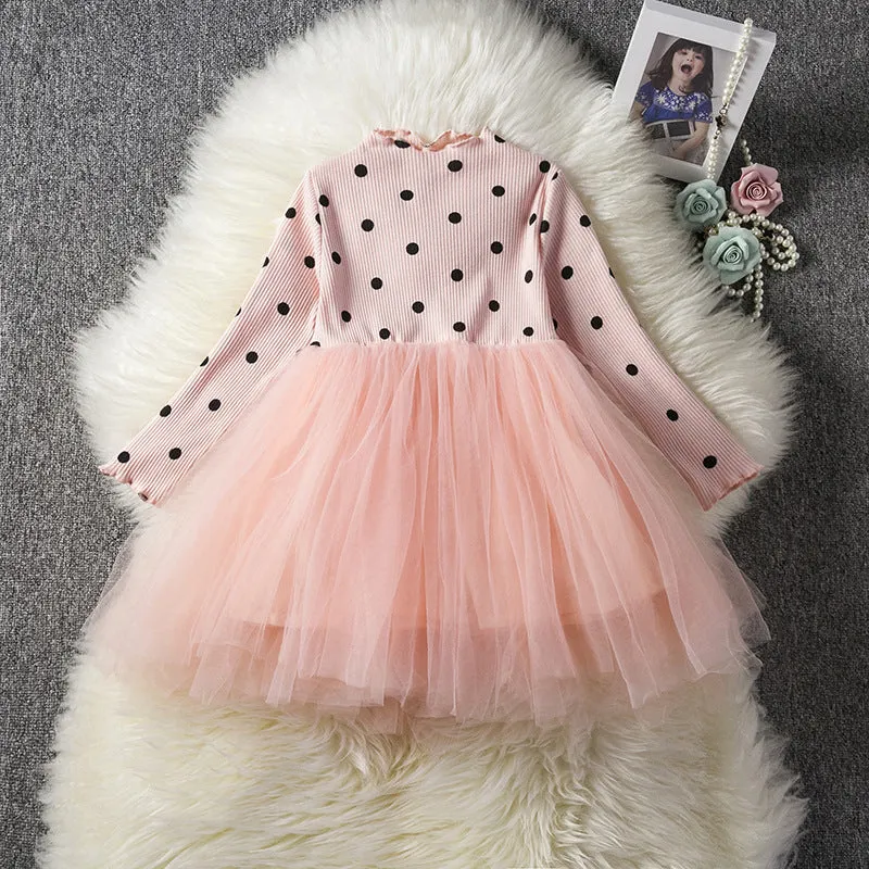 Baby Girls Spring Winter Long Sleeve Tutu Lace Dresses Infantil Newborn 1st Birthday Party Clothes Christening Gown Casual Wear | Brodtica.com