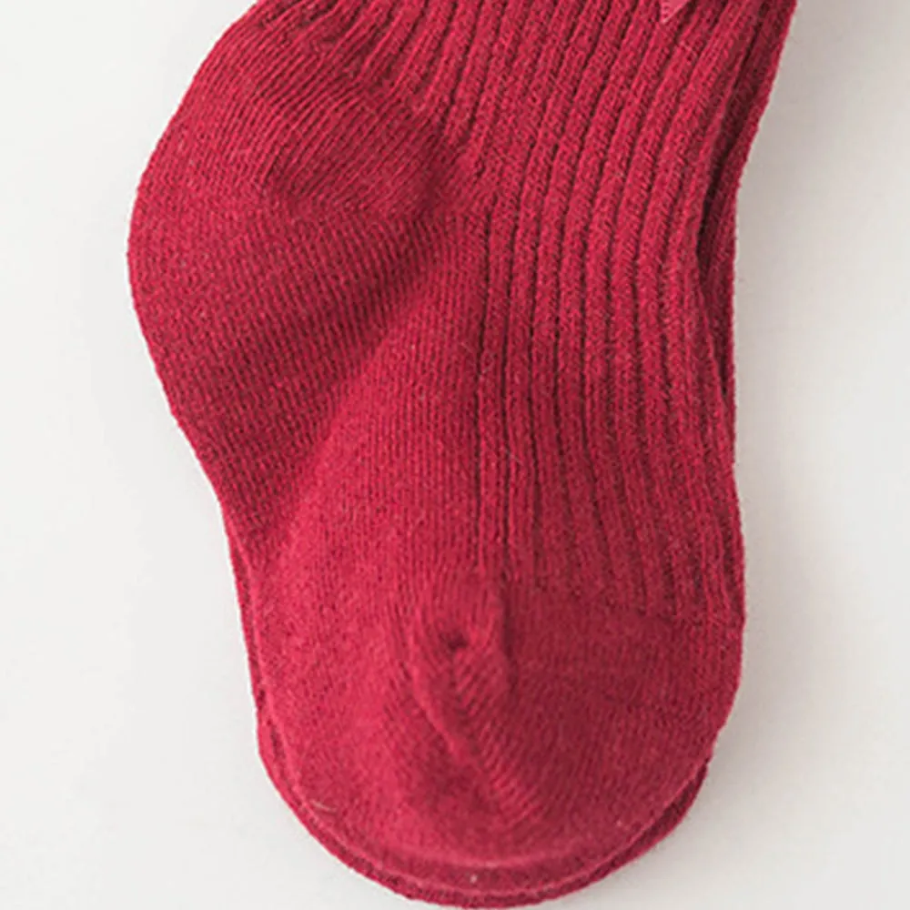 Baby / Toddler / Kid Bowknot Solid Tights