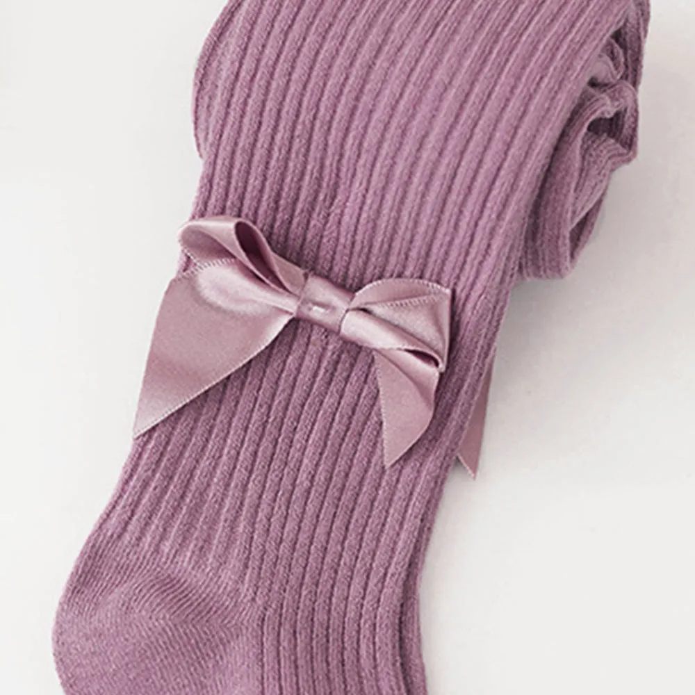 Baby / Toddler / Kid Bowknot Solid Tights