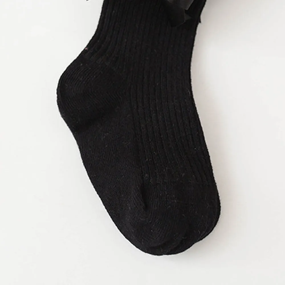 Baby / Toddler / Kid Bowknot Solid Tights