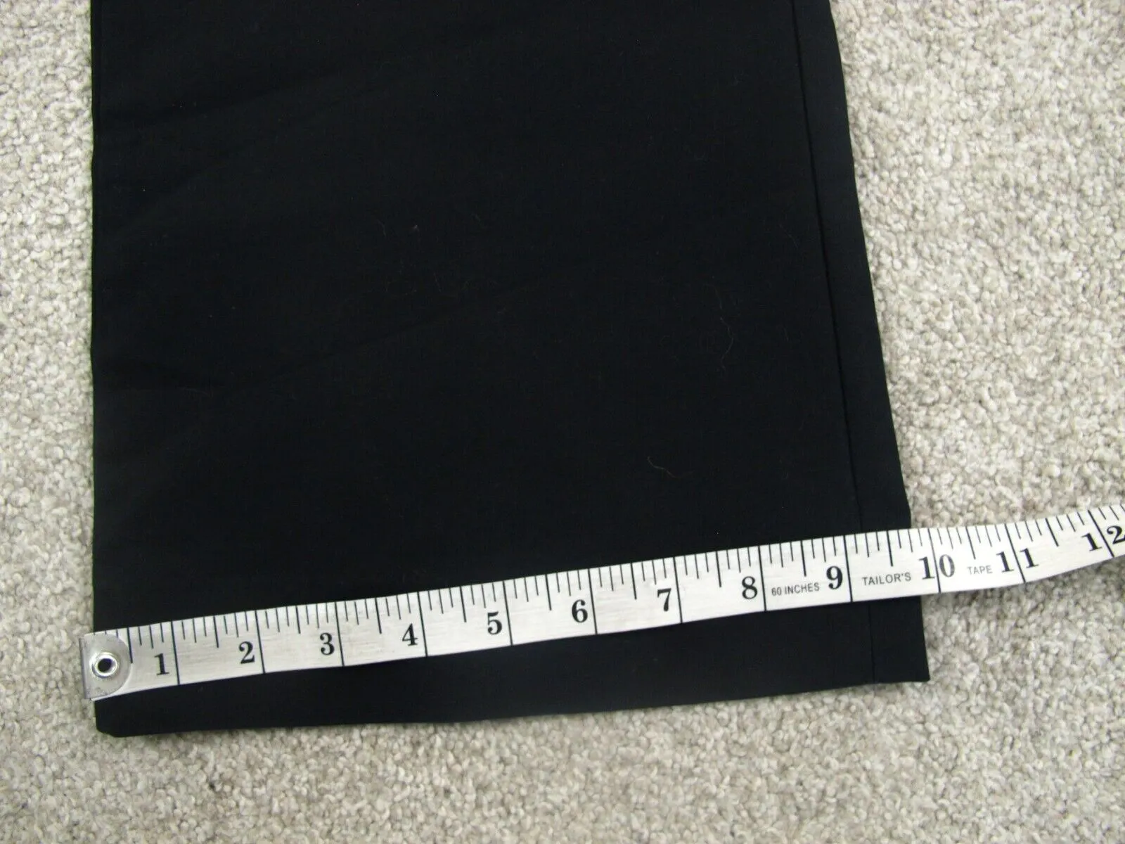 Banana Republic Womens Chino Pant Ryan Fit Mid Rise Pockets Black Size 12