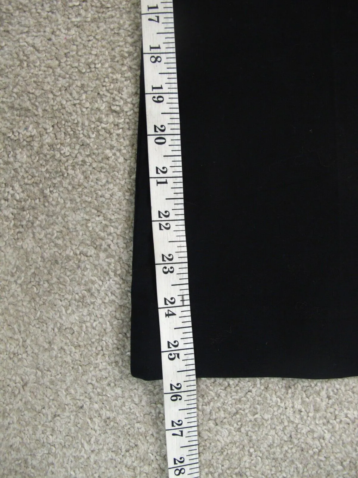 Banana Republic Womens Chino Pant Ryan Fit Mid Rise Pockets Black Size 12