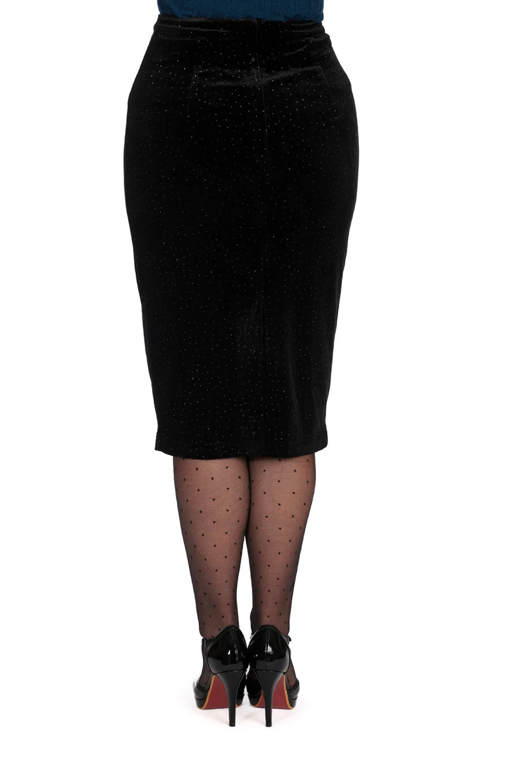Banned Apparel - Sparkle Pencil Skirt