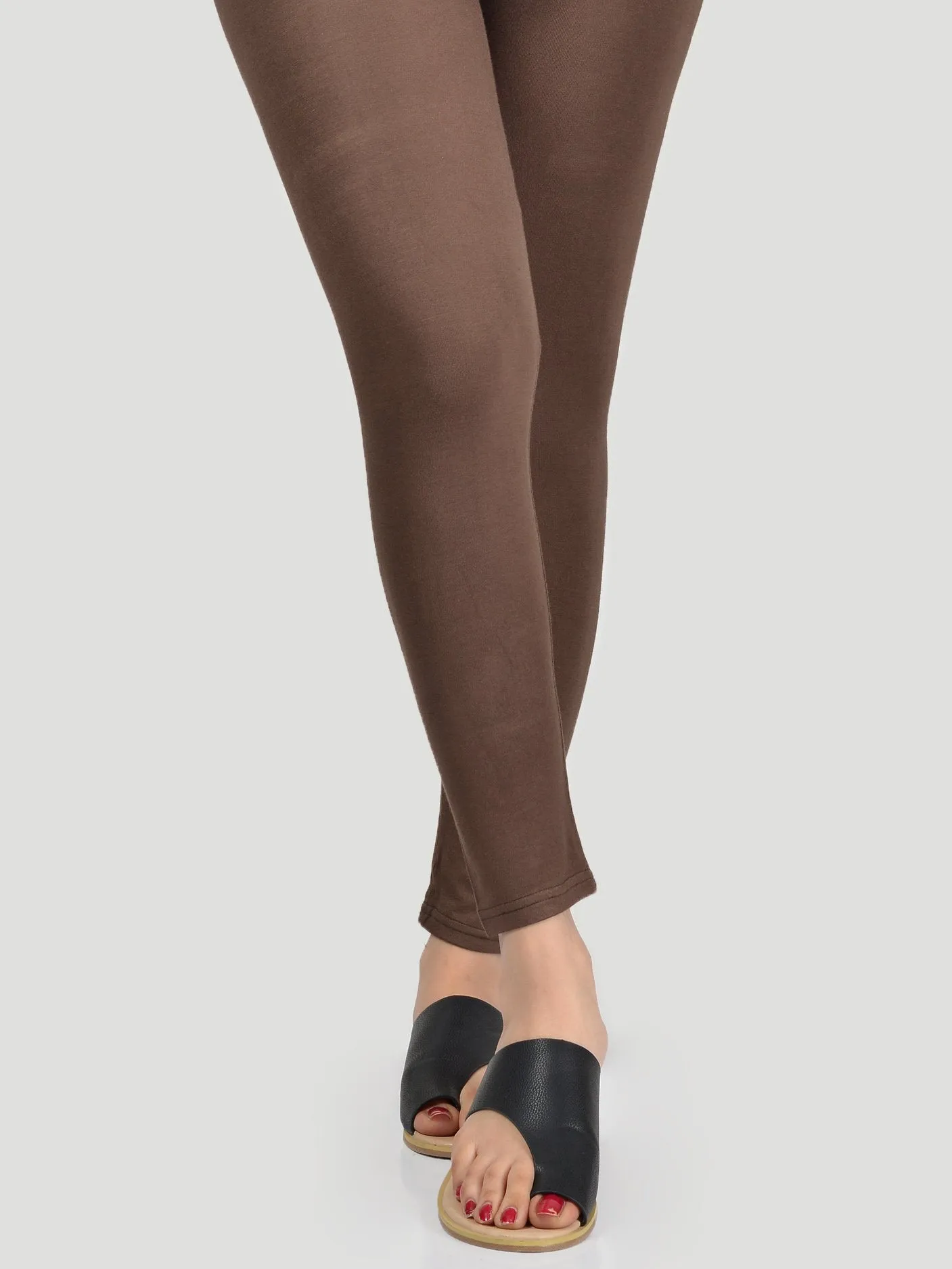 Basic Tights-Dark Brown