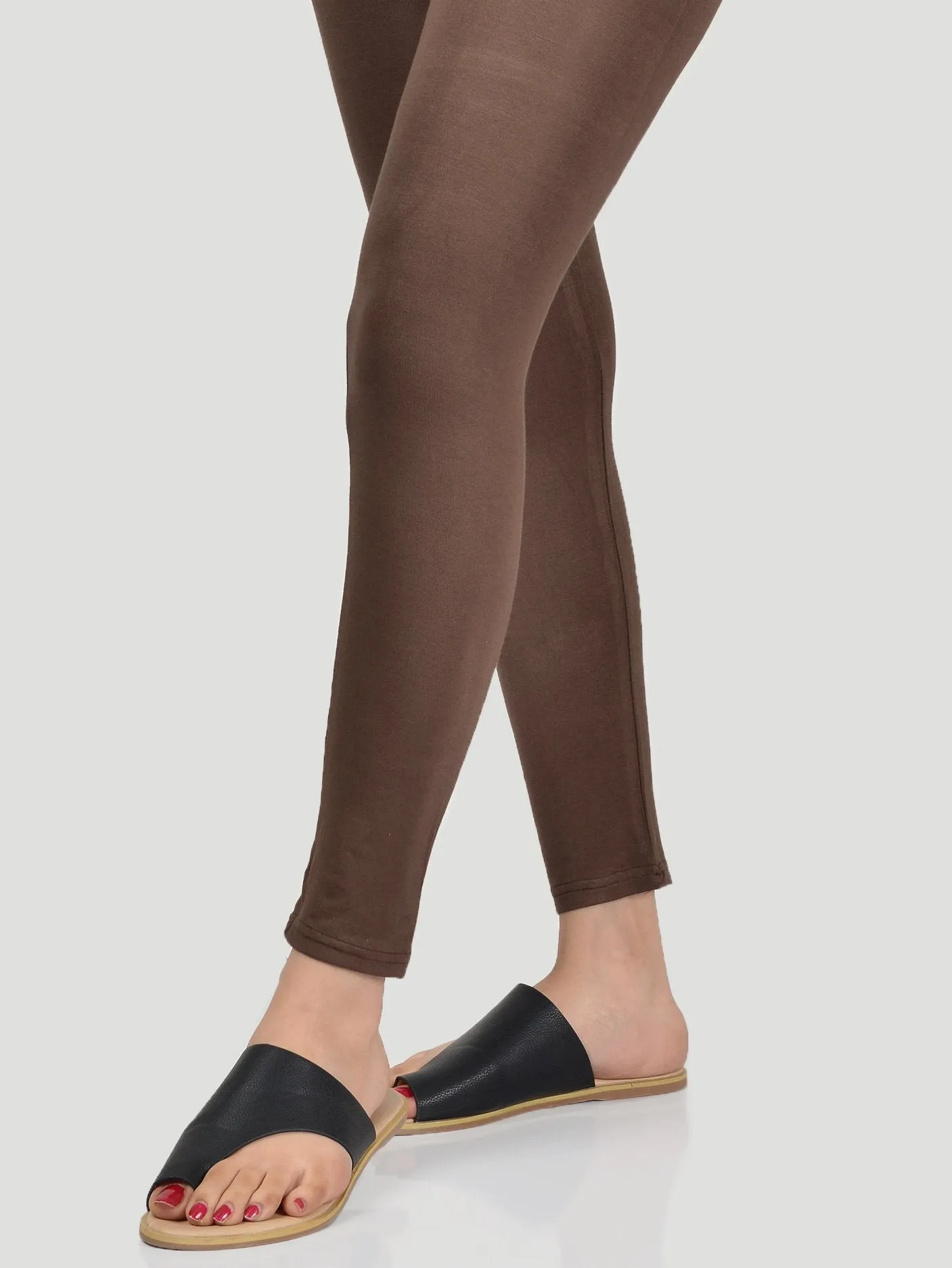 Basic Tights-Dark Brown
