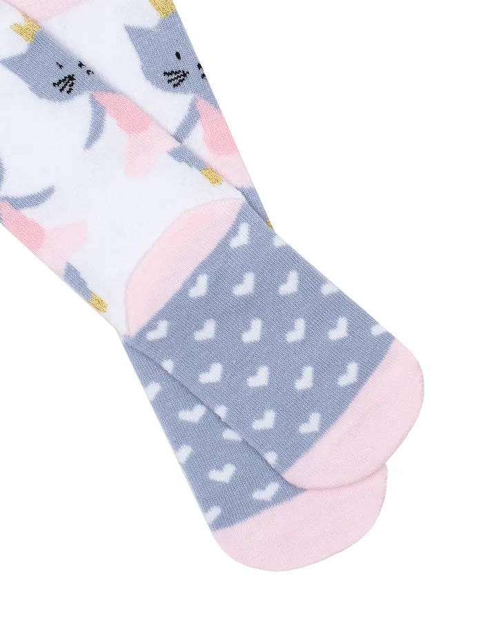 Billy Loves Audrey Ballet Cat Midi Sock