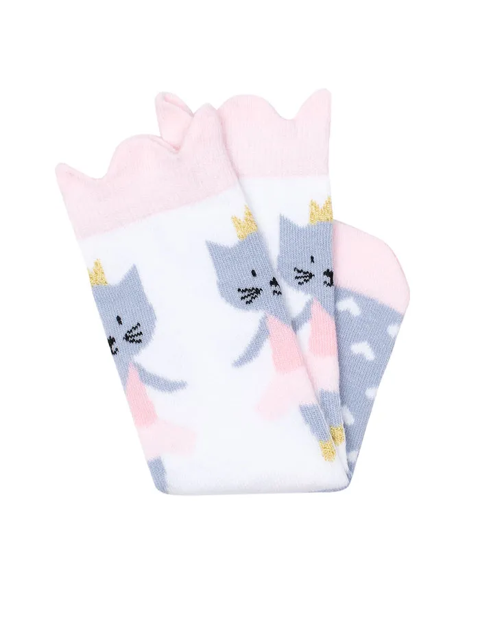 Billy Loves Audrey Ballet Cat Midi Sock