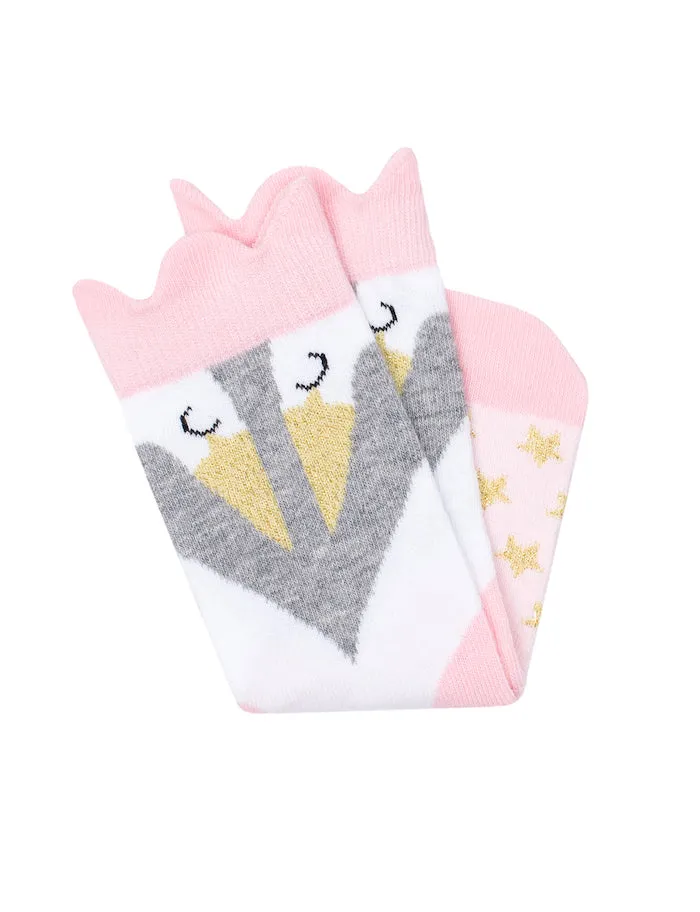 Billy Loves Audrey Swan Lake Midi Sock