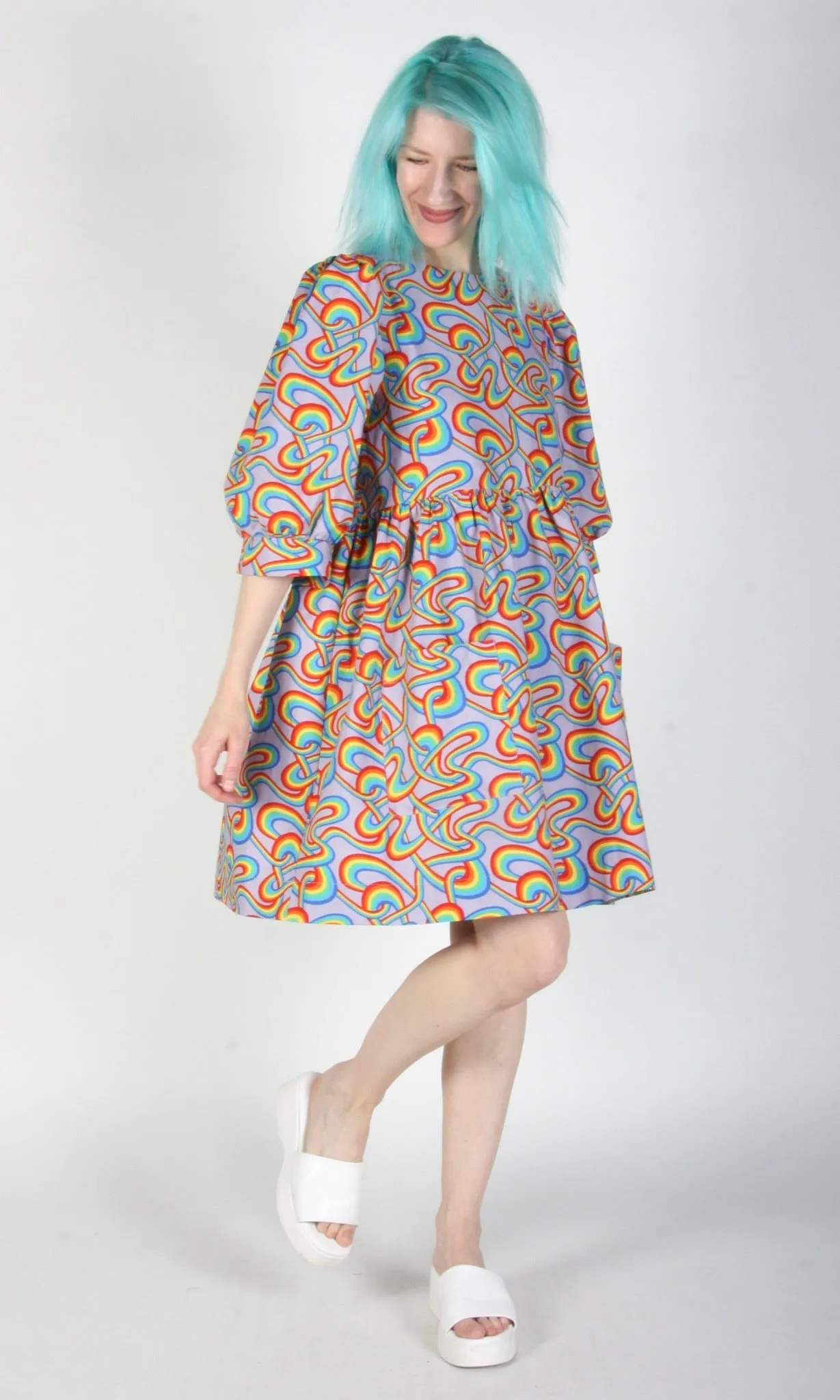 Birds of North America Devil Downhead Dress - Rainbow Tangle (Online Exclusive)