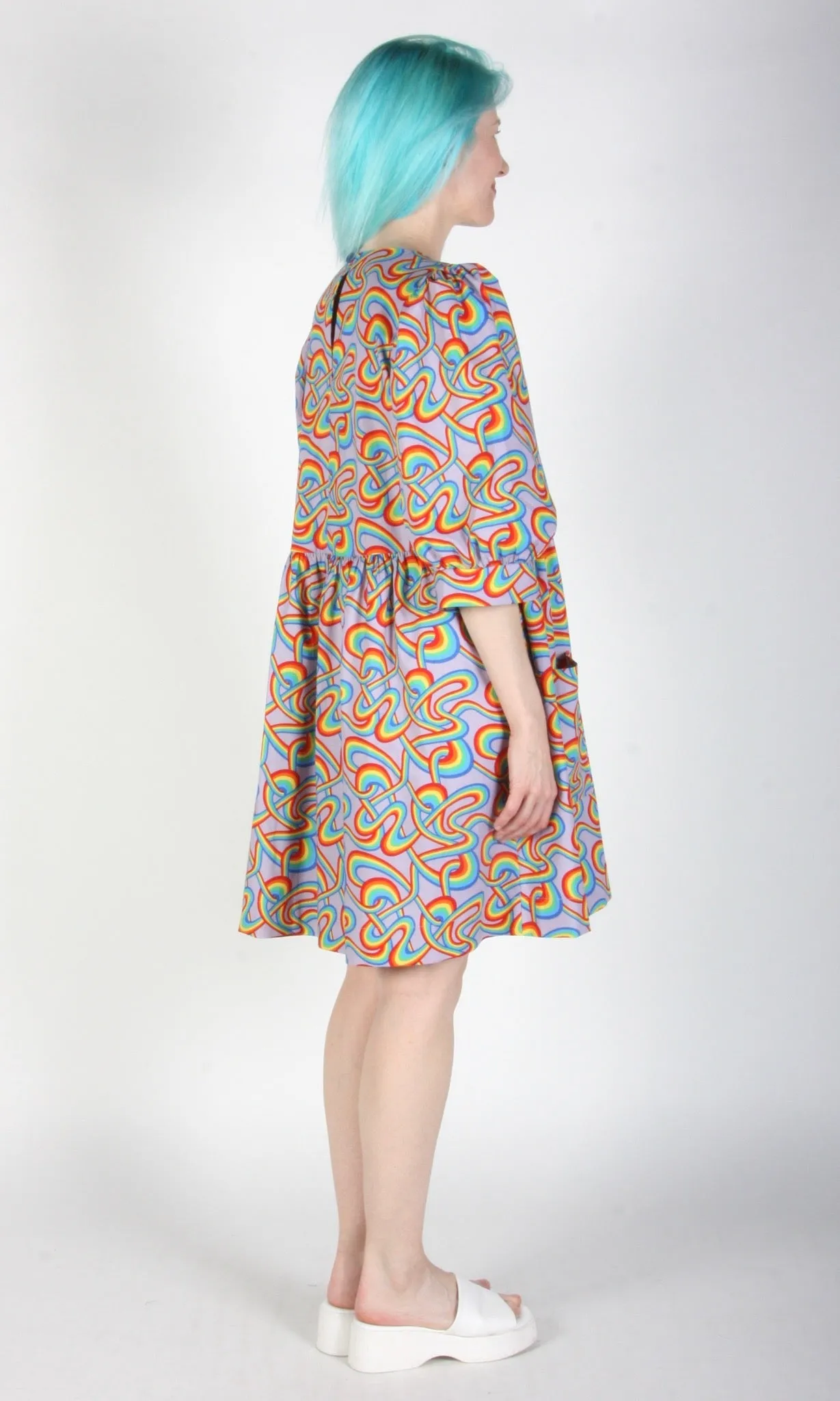 Birds of North America Devil Downhead Dress - Rainbow Tangle (Online Exclusive)