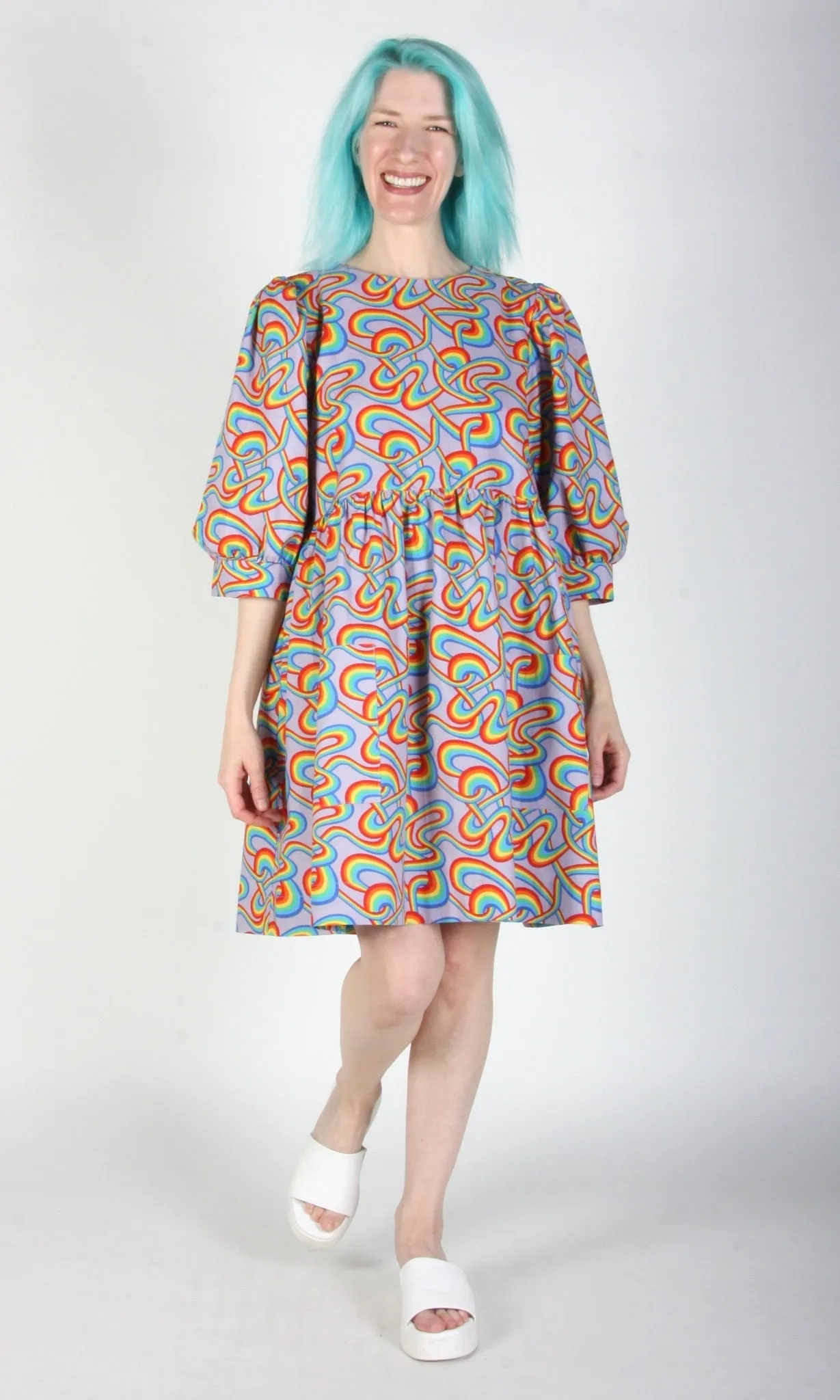 Birds of North America Devil Downhead Dress - Rainbow Tangle (Online Exclusive)