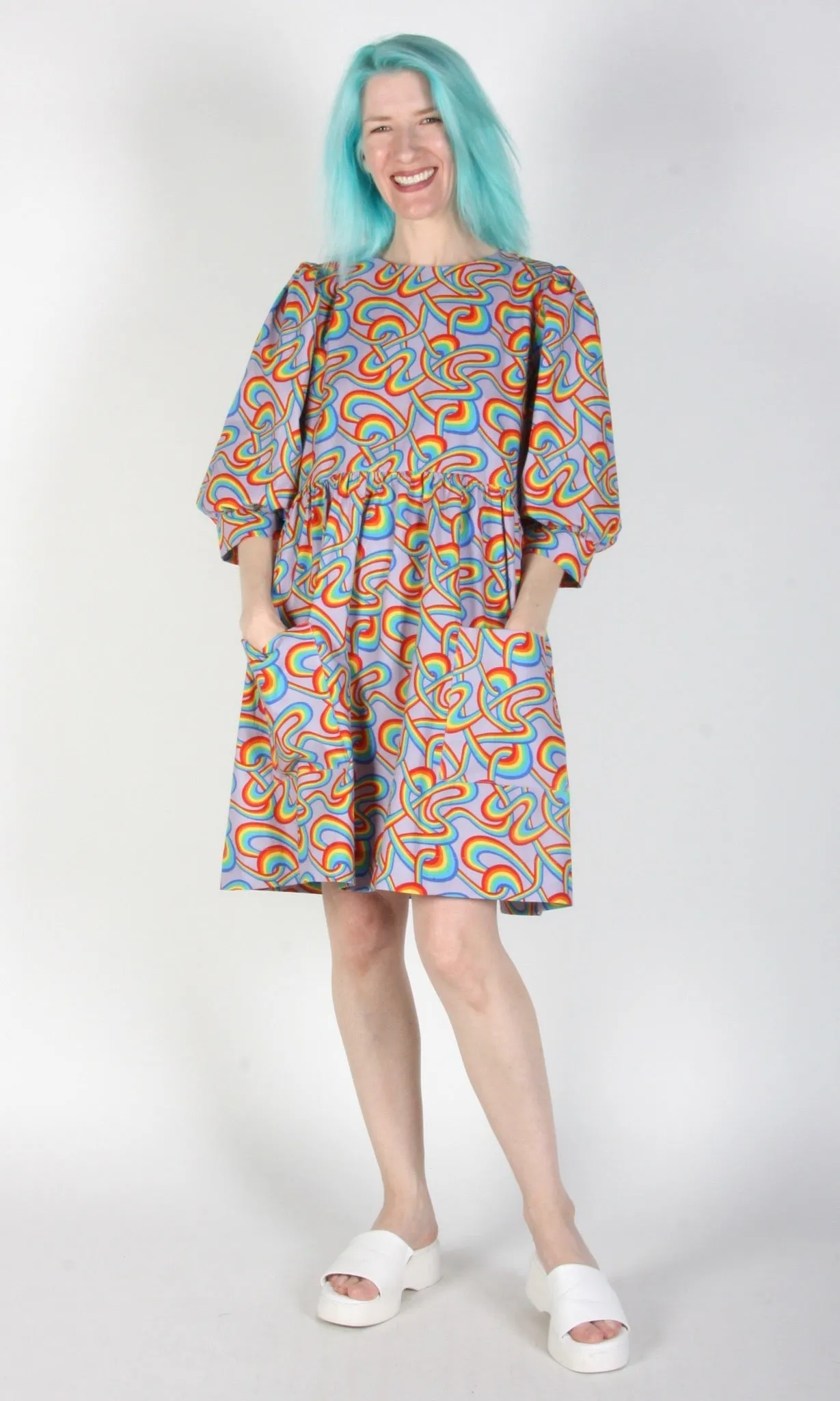 Birds of North America Devil Downhead Dress - Rainbow Tangle (Online Exclusive)