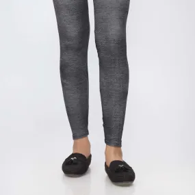 Black Plain Terry Tights PW3613