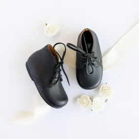 Black Primavera {Children's Leather Boots}