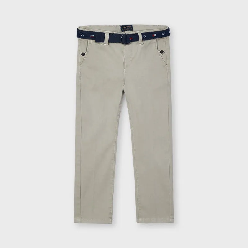 boys chino & belt