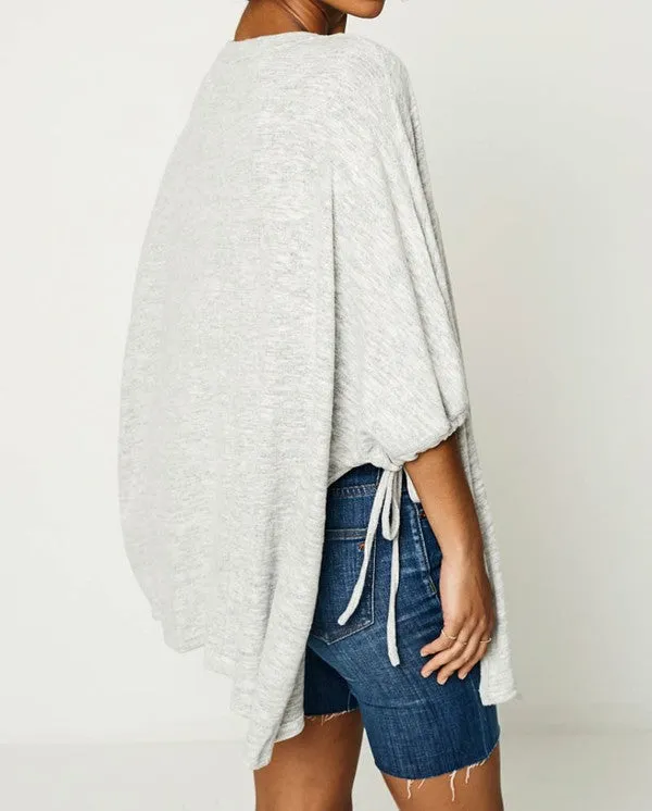Camden Knit Poncho Top