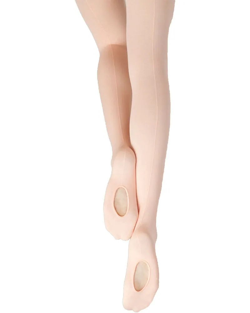 Capezio Professional Mesh Back Seamed Transition Dance Tights - 9 Womens