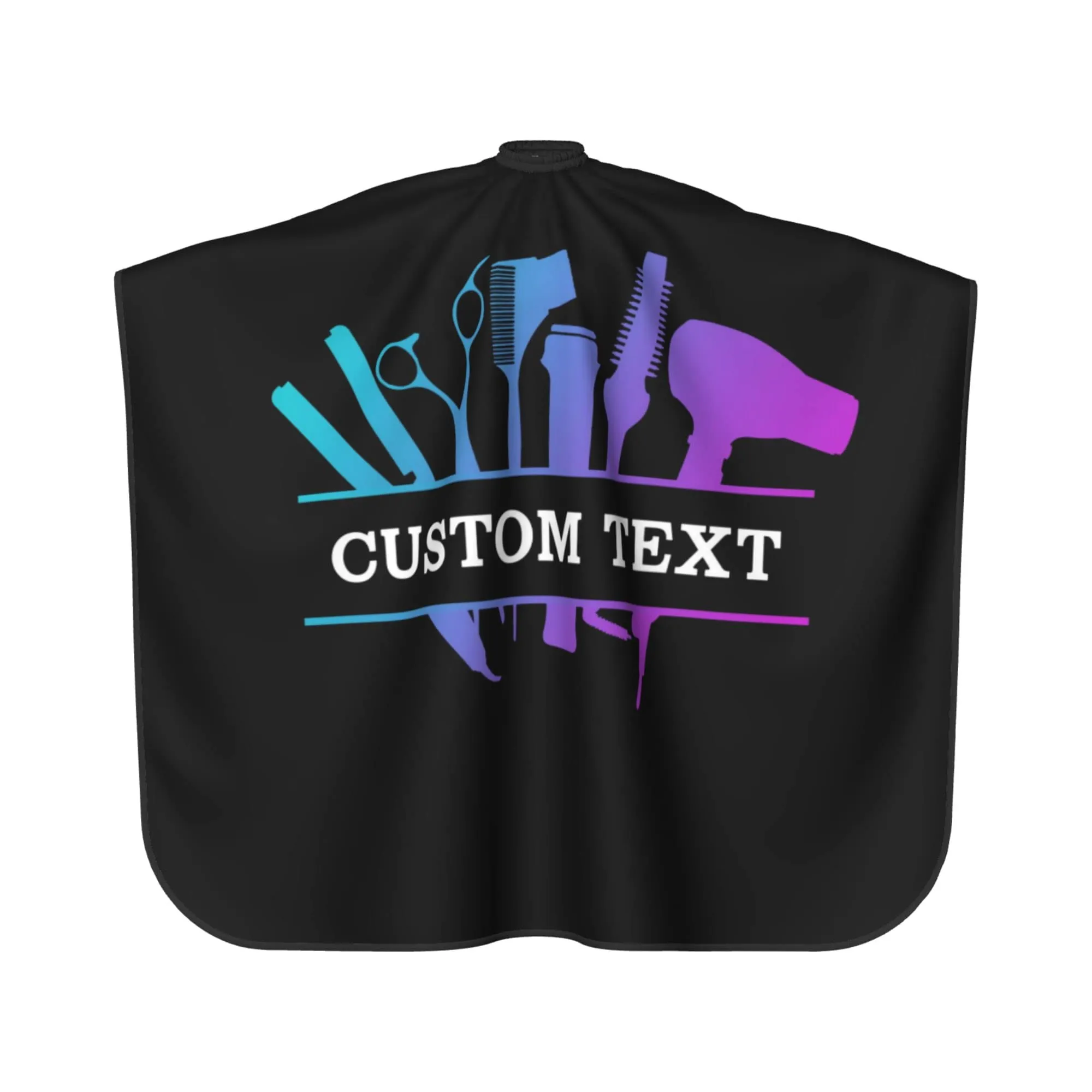 Carwayii Custom Barber Cape for Men Women Customized Salon Cape Personalized Hair Cutting Cape Professional Hairdressing Apron for Hair Styling 55''X66''