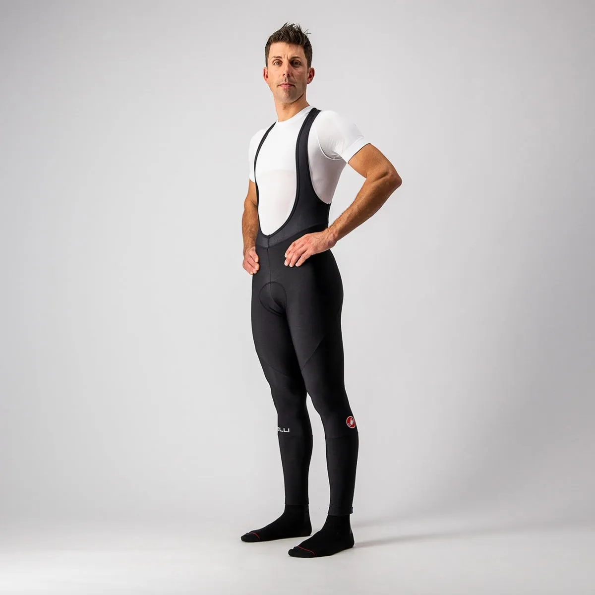 Castelli Entrata fietsbroek lang zwart heren