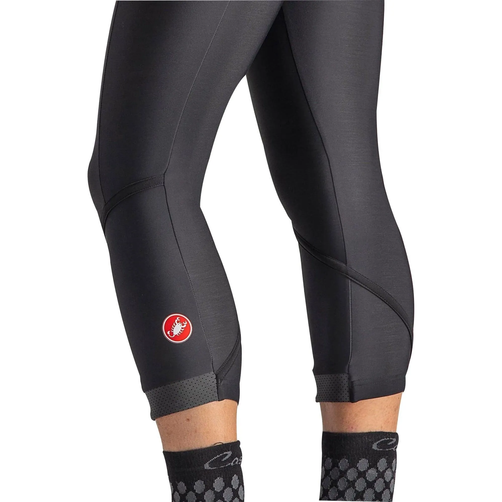 Castelli Velocissima Thermal Womens Long Cycling Tights - Black