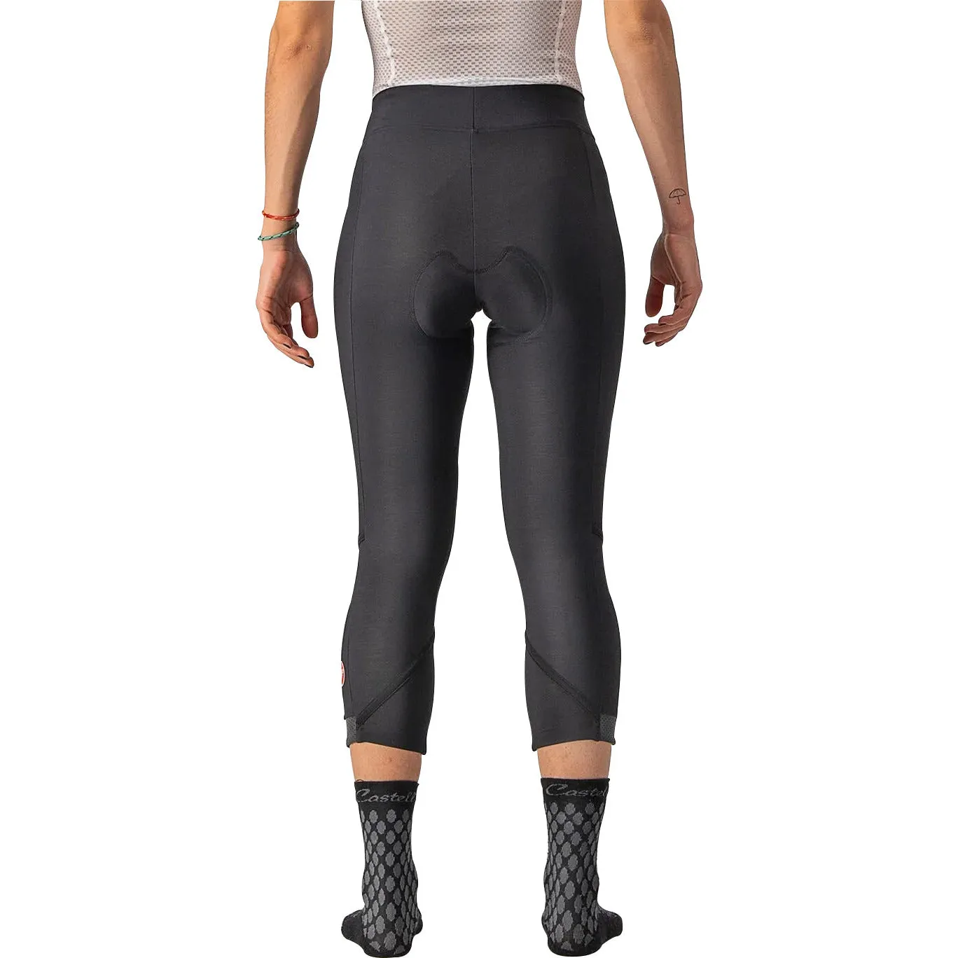 Castelli Velocissima Thermal Womens Long Cycling Tights - Black